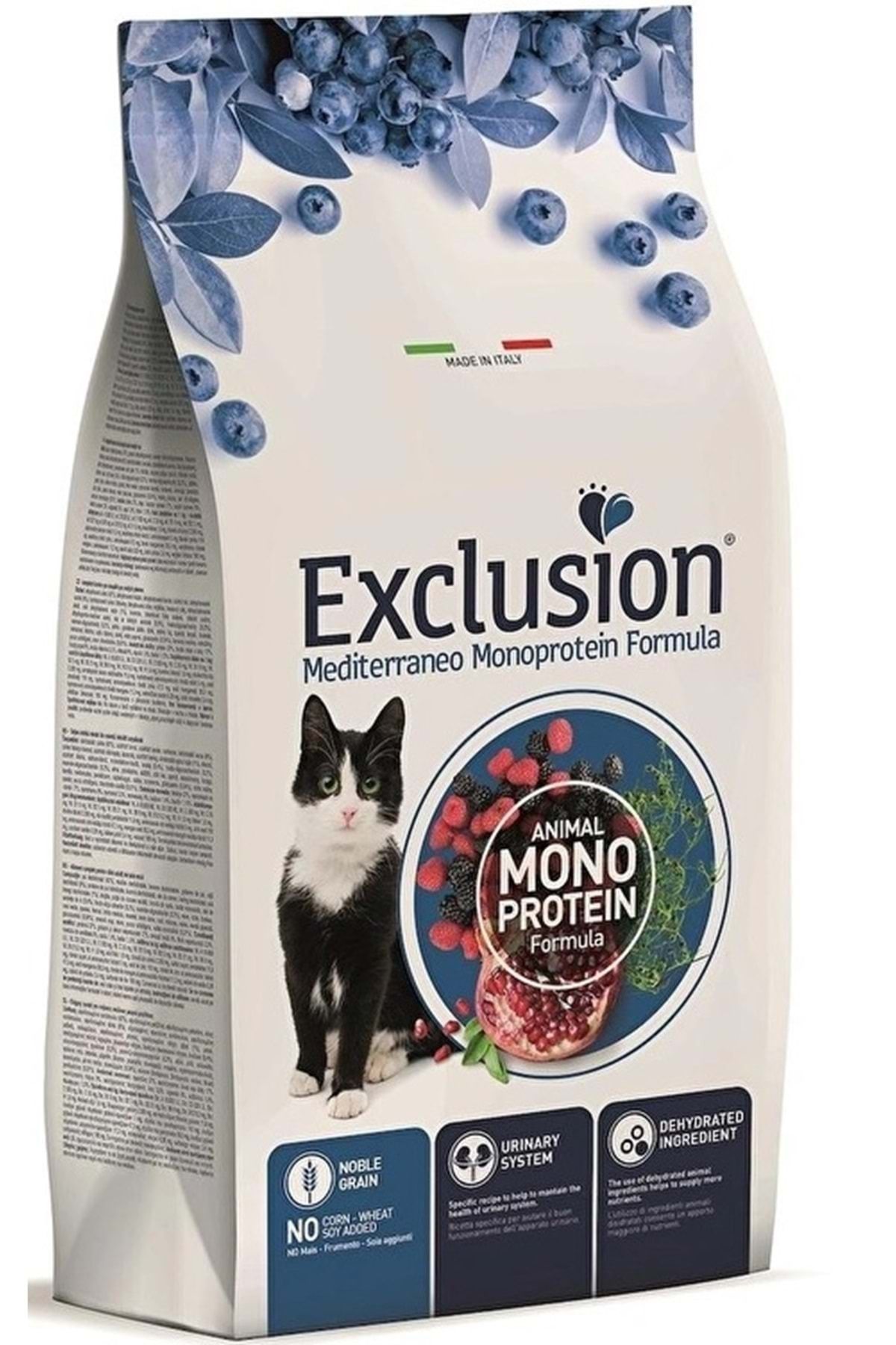 Exclusion Monoprotein Sığır Etli Ve Narlı Düşük Tahıllı Kısırlaştırılmış Kedi Maması 12 Kg