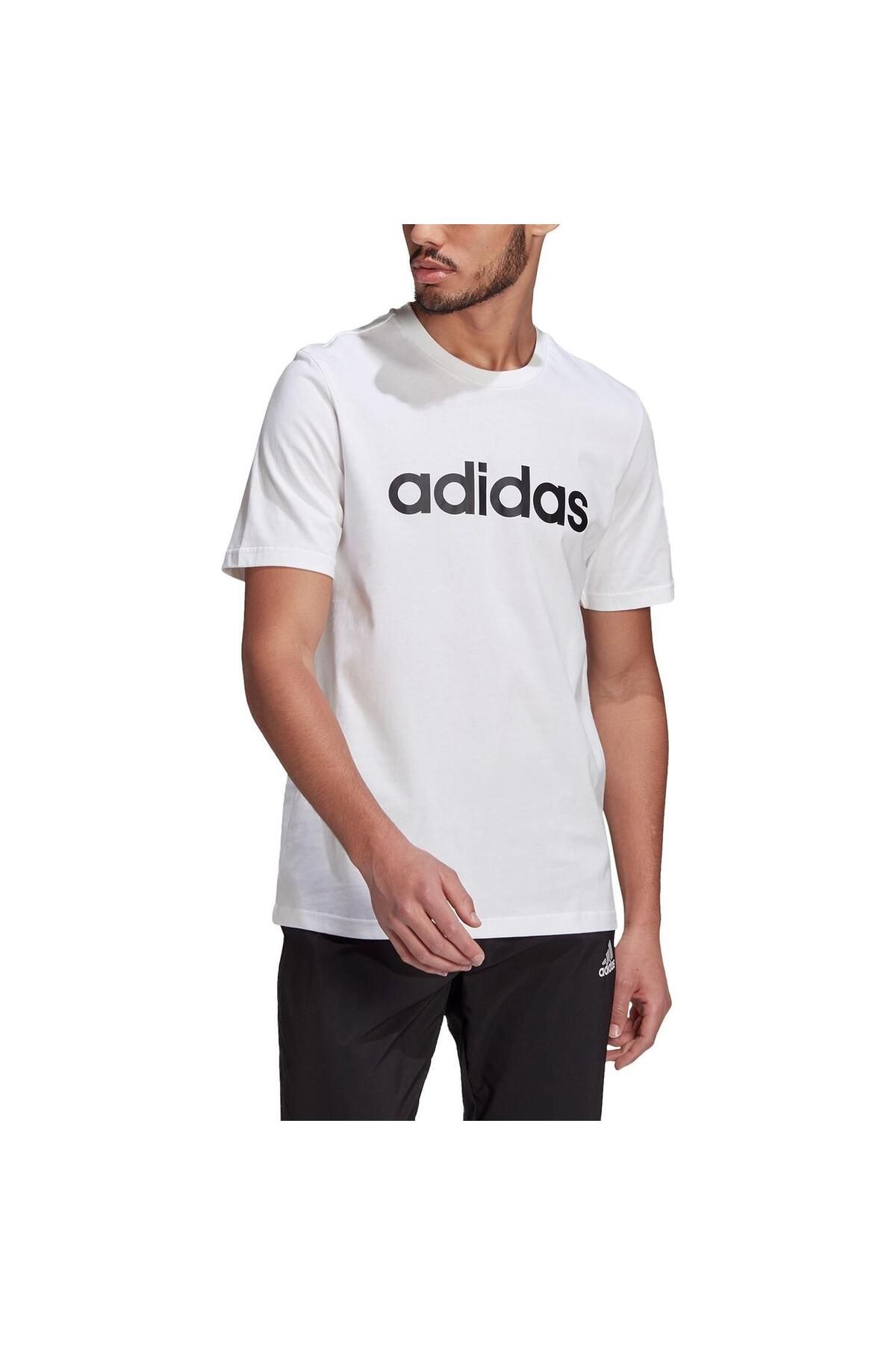 adidas Essentials Embroidered Linear Logo Tişört
