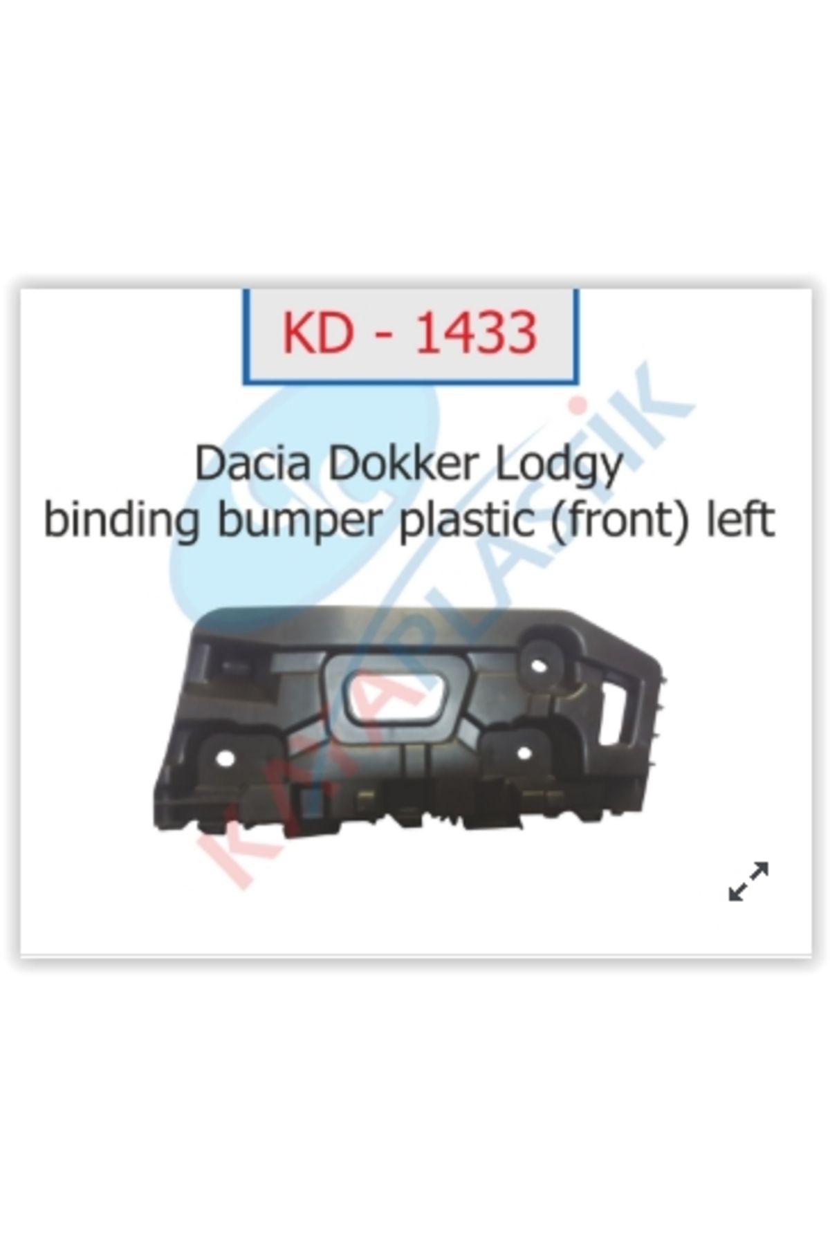 Genel Markalar Ön Tampon Bağlanti Ayaği Sol Dacia Dokker-lodgy
