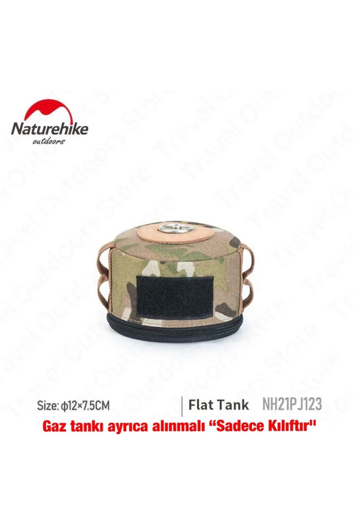 Naturehike Kamuflaj Ultralight Kartuş - Gaz Tankı Koruyucu Kılıf