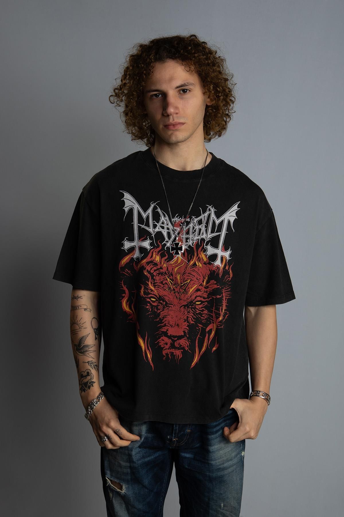 Overdrive ''Mayhem'' Vintage Oversize Metal T-shirt