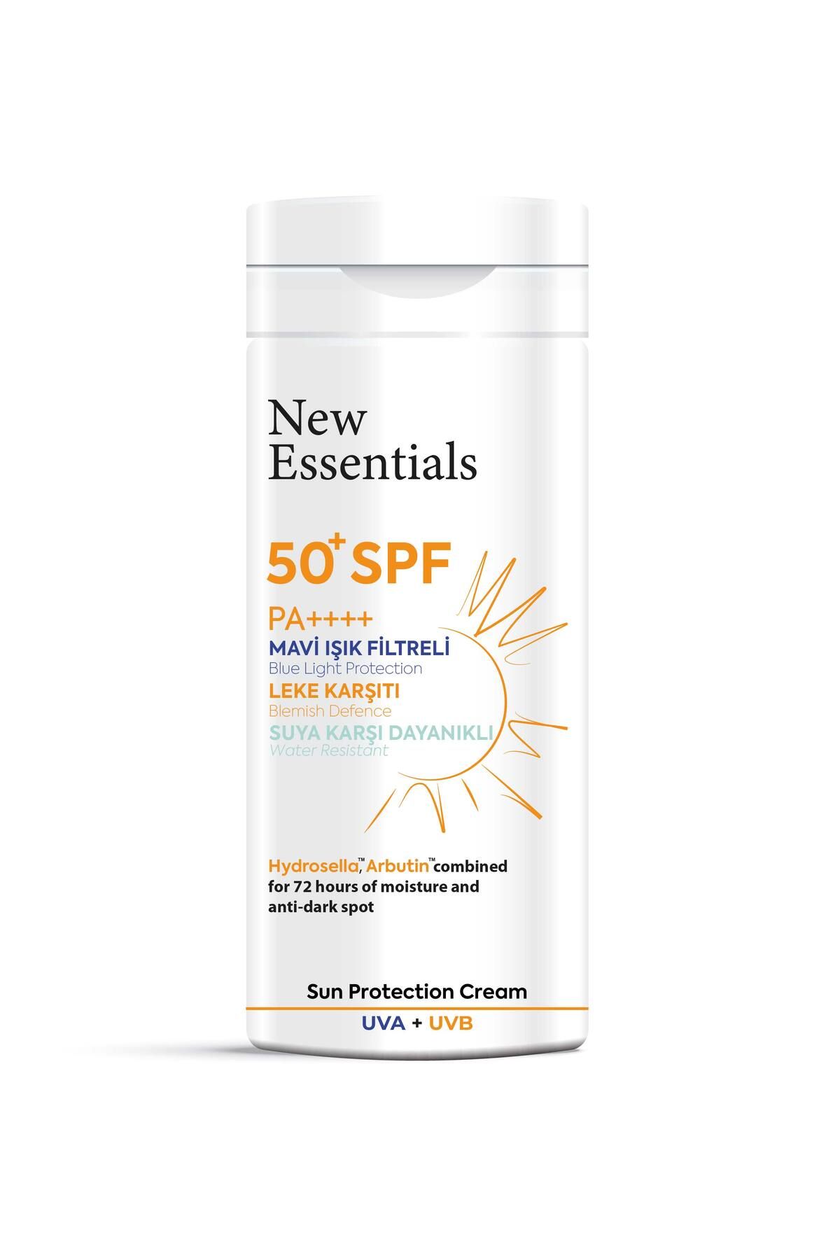 New Essentials Leke Karşıtı Spf 50 Pa++++ Korumalı Güneş Bakım Kremi