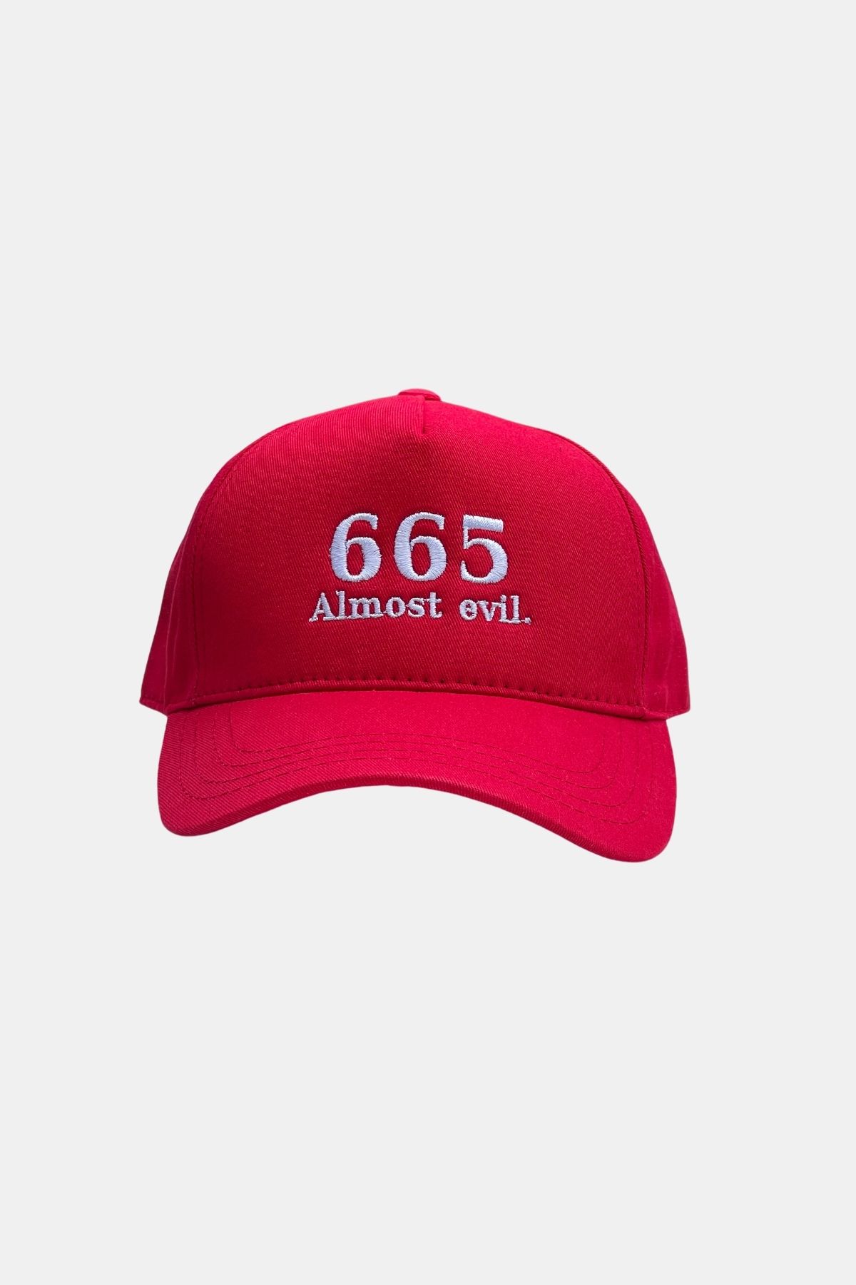 Charlie Chapka Unisex 665 Almost Evil Nakışlı Ayarlanabilir Kırmızı Şapka
