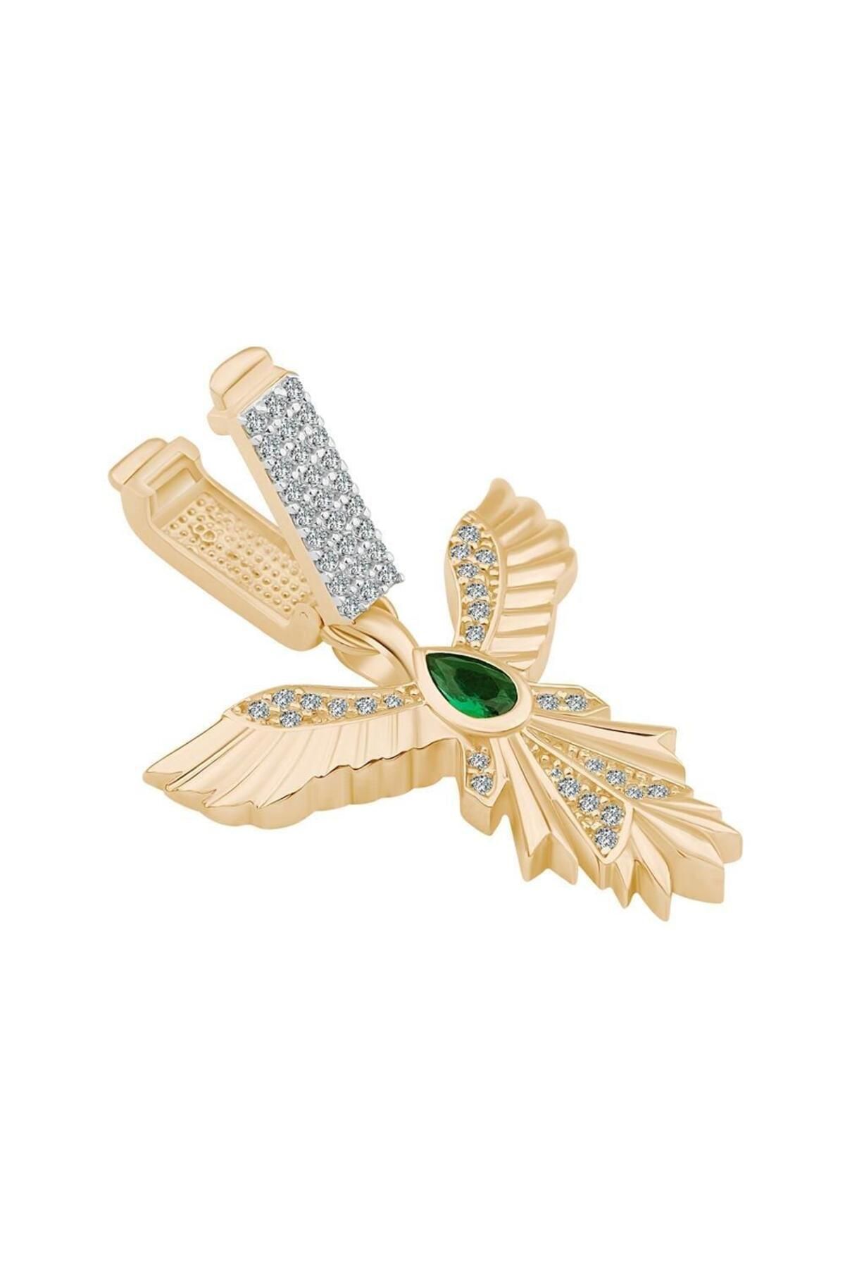 Ema Jewellery Altın Anka Kuşu Sallantılı 9mm Bileklik Charm
