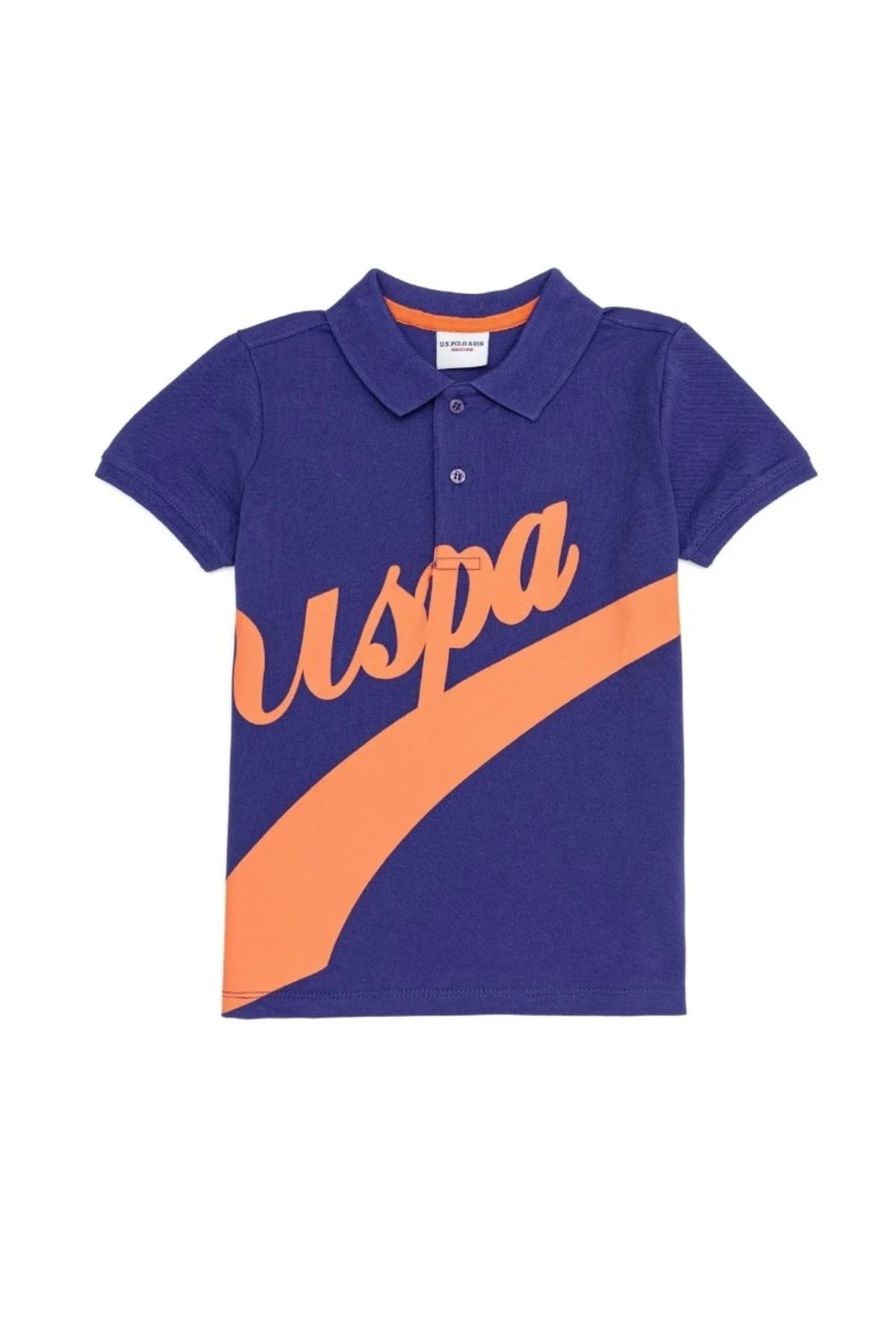 U.S. Polo Assn. Çocuk  Erkek Polo Yaka T-shirt Baskılı