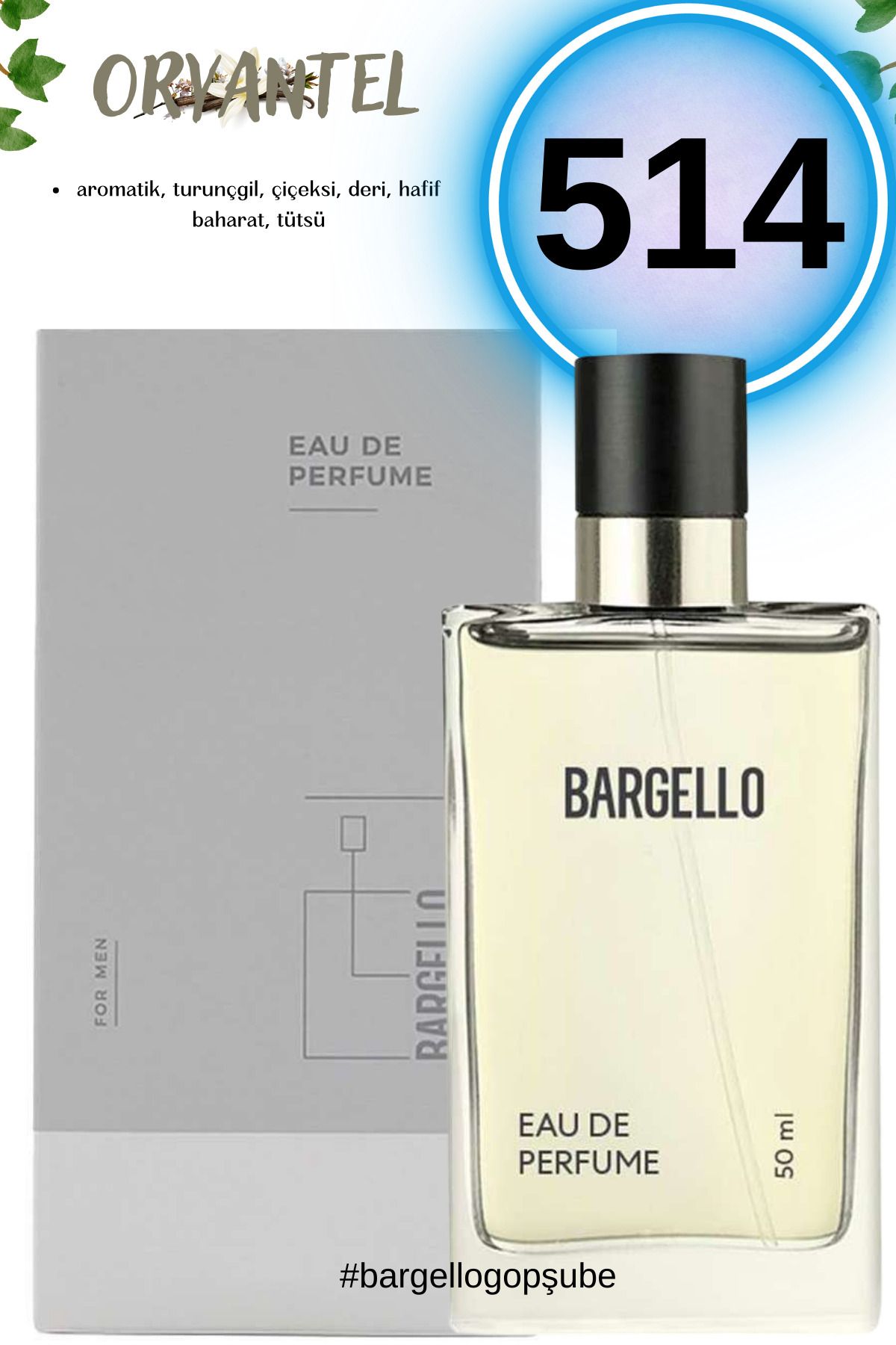 Bargello 514 Oriental Erkek Parfüm 50ml Edp