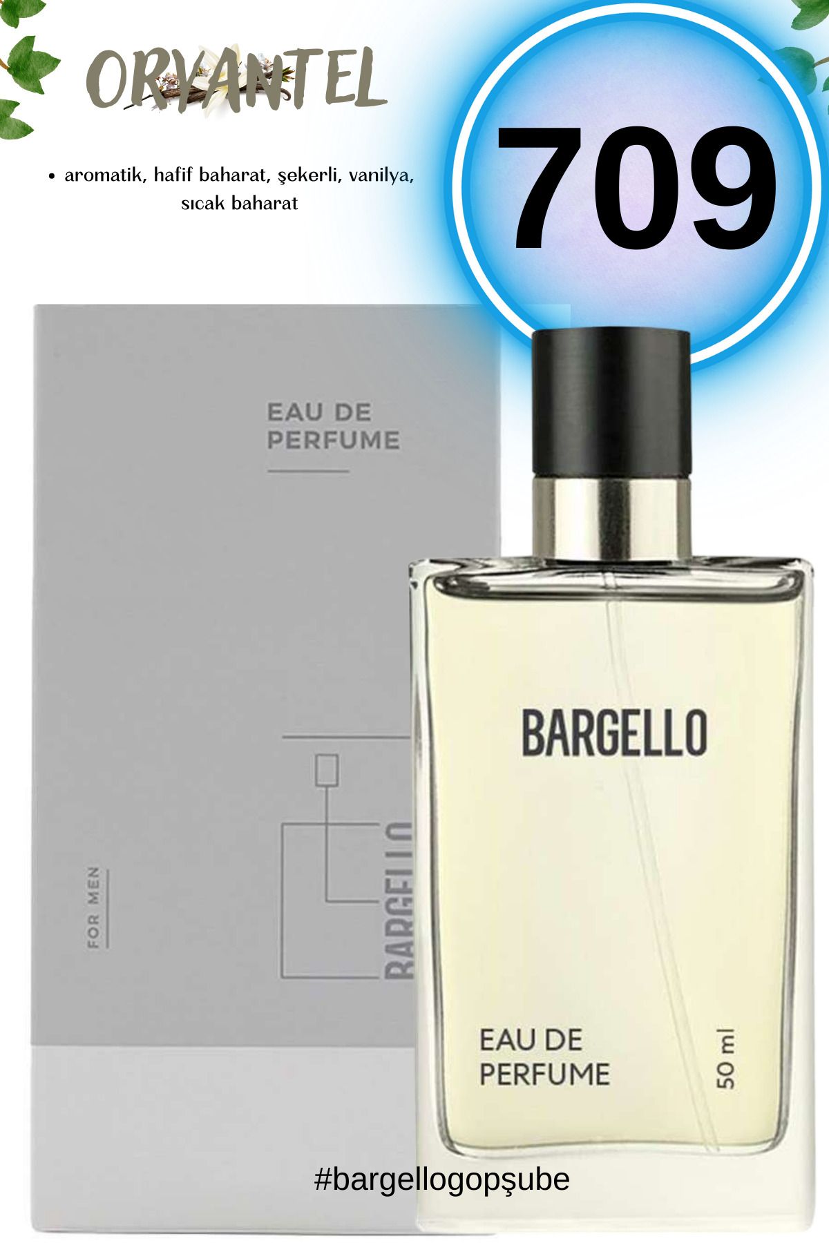 Bargello 709 Oriental Erkek Parfüm 50ml Edp