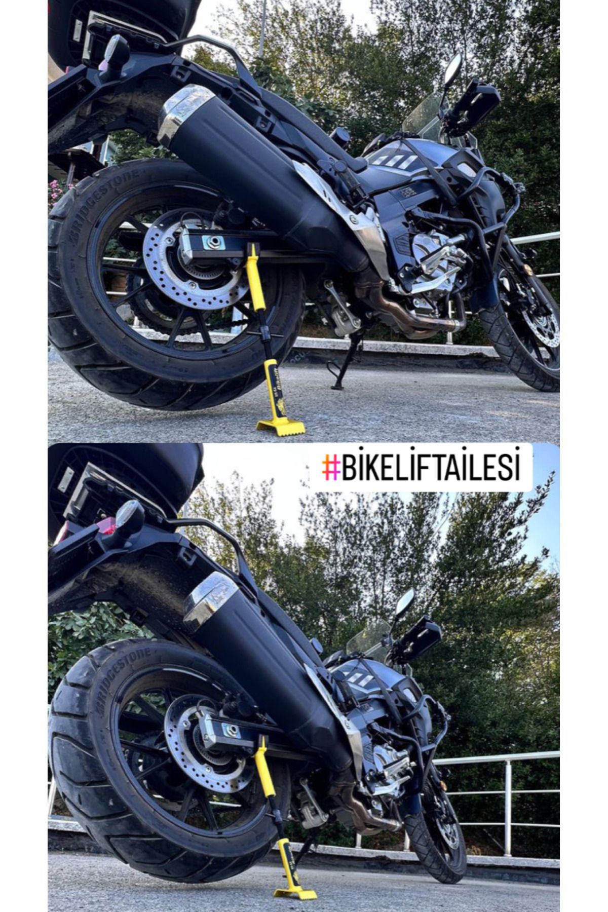 Bikelift Motosiklet Krikosu - Bike Lift - Kaldırma Sehpası Arka-(HEDİYELİK) Paddock