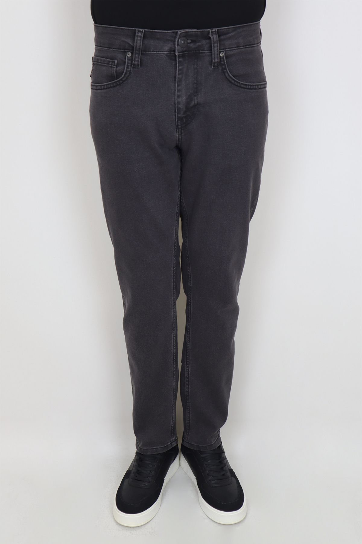 Rodi Jeans Fistan Store Erkek Koyu Gri Normal Bel Slim Kesim Normal Kalıp Boru Paça Jean Pantolon
