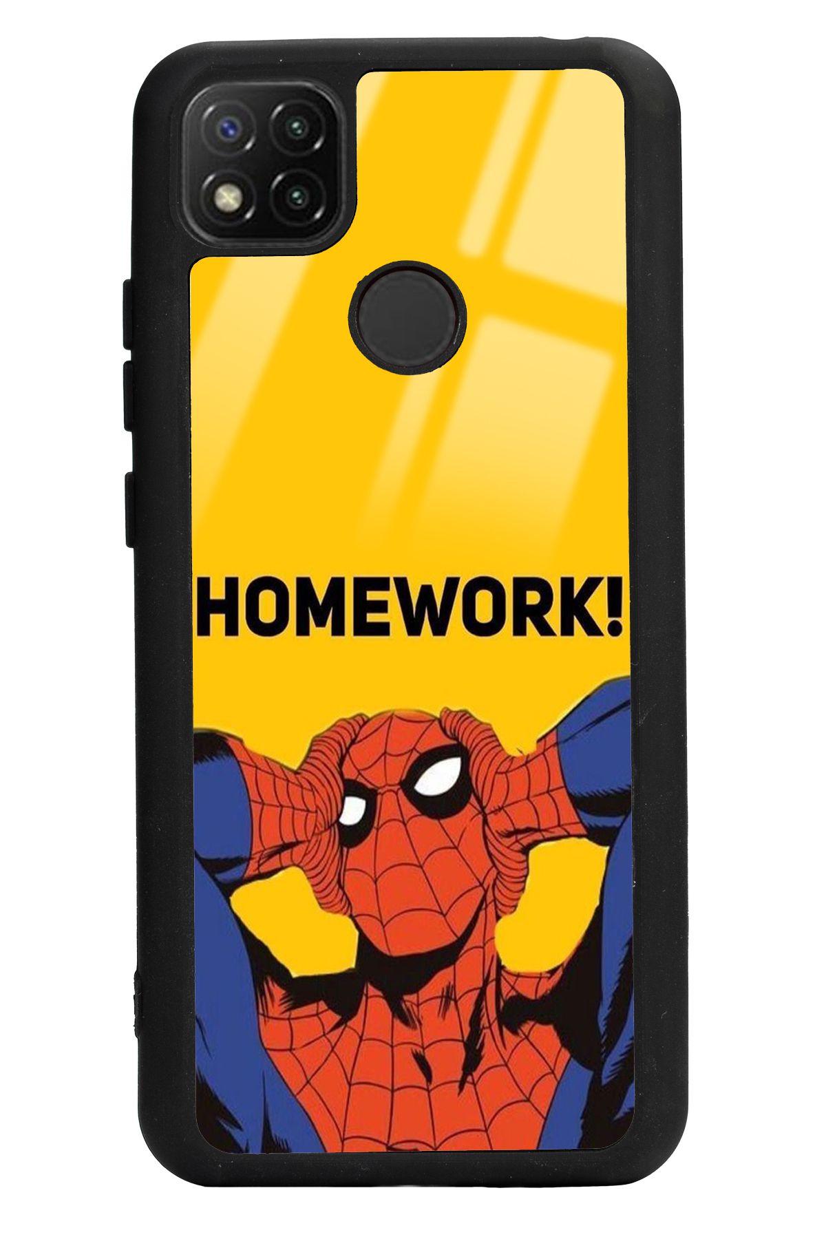 Spoyi Xiaomi Redmi 9C Homework Tasarımlı Glossy Telefon Kılıfı