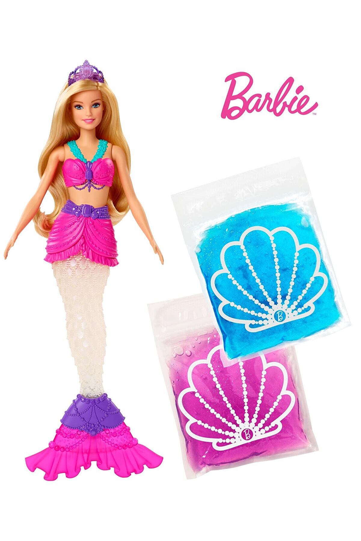 Barbie Bebek Dreamtopia Slime Kuyruklu Deniz Kızı Hayaller Ülkesi  D:2