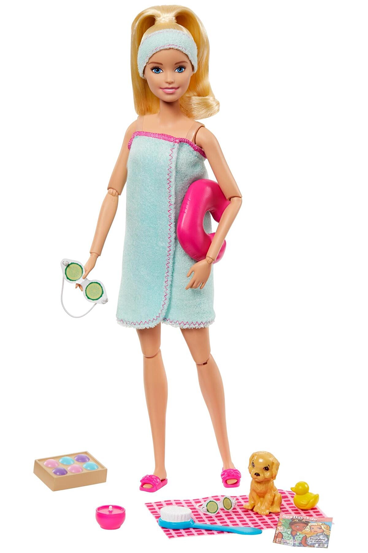 Barbie Wellness 'nin Spa Günü Bebekleri Sarı Gkh73-gjg55