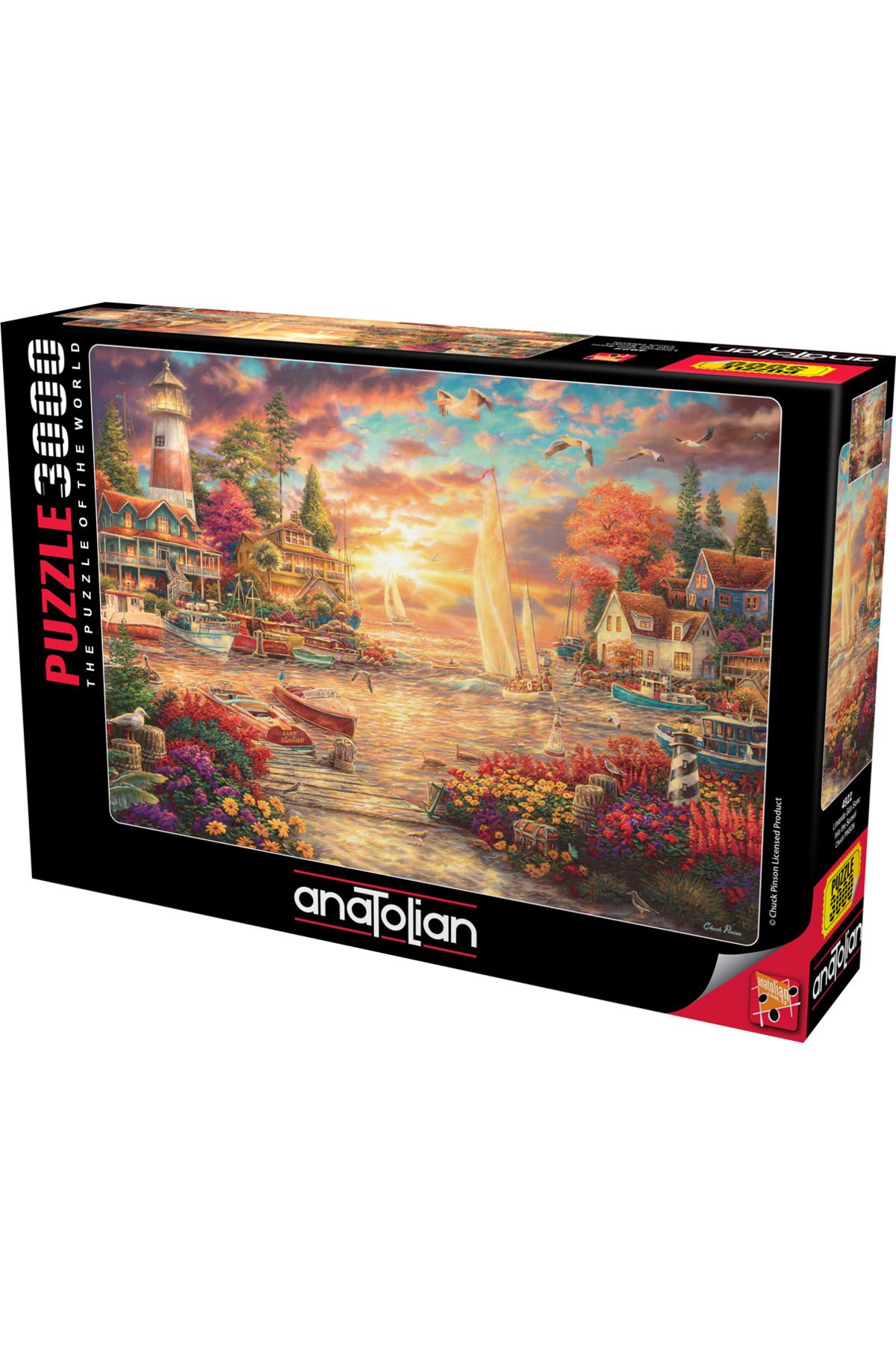 Anatolian Puzzle 3000 Parçalık Puzzle / Limanda Gün Sonu - Kod:4922