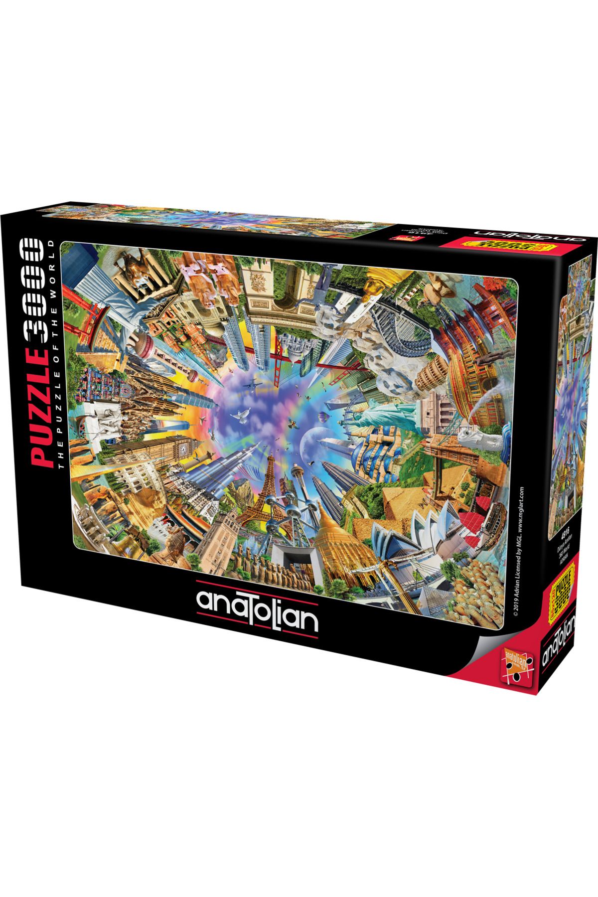 Anatolian Puzzle 3000 Parçalık Puzzle / Dünya Anıtları - Kod:4916