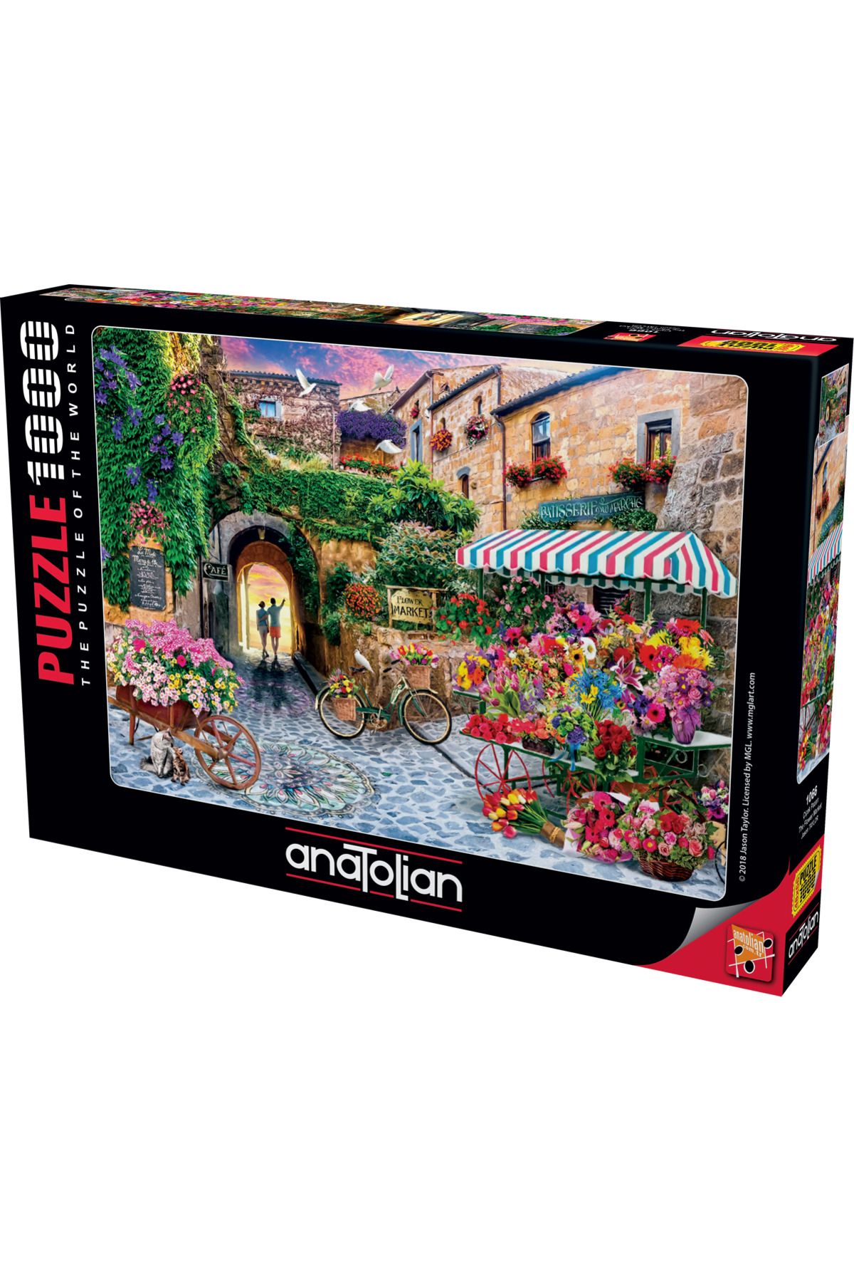 Anatolian Puzzle 1000 Parçalık Puzzle / Çiçek Pazarı - Kod:1066