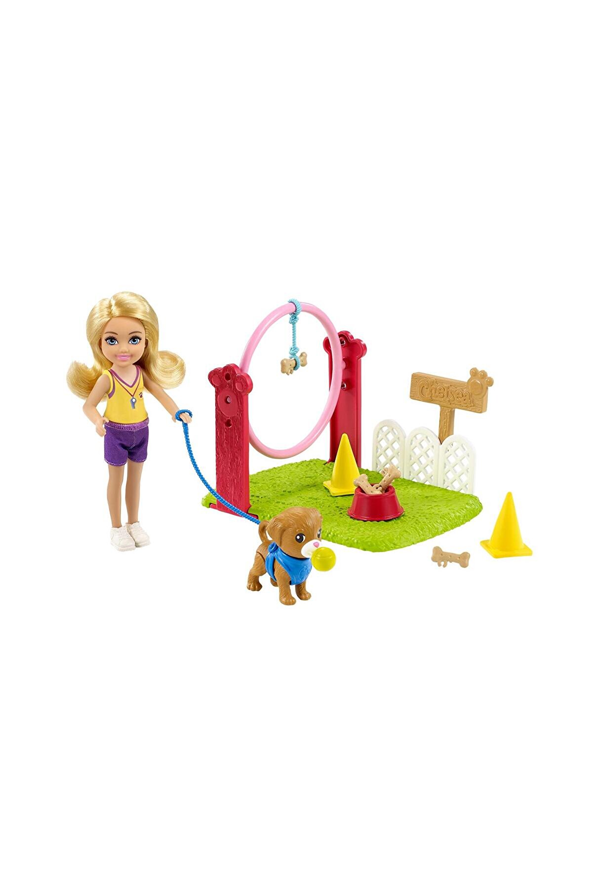 Barbie Chelsea Meslekleri Öğreniyor Bebek Ve Oyun Setleri Serisi - Köpek Eğitmeni - Gtn62
