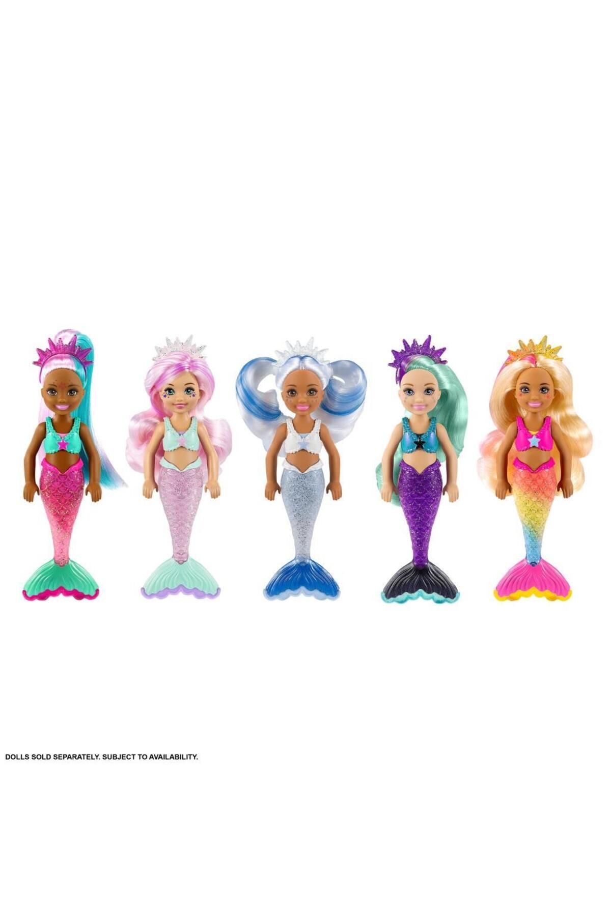Barbie Color Reveal - Renk Değiştiren Sürpriz Chelsea Bebekler Seri 2, 6 Sürprizle GTP53