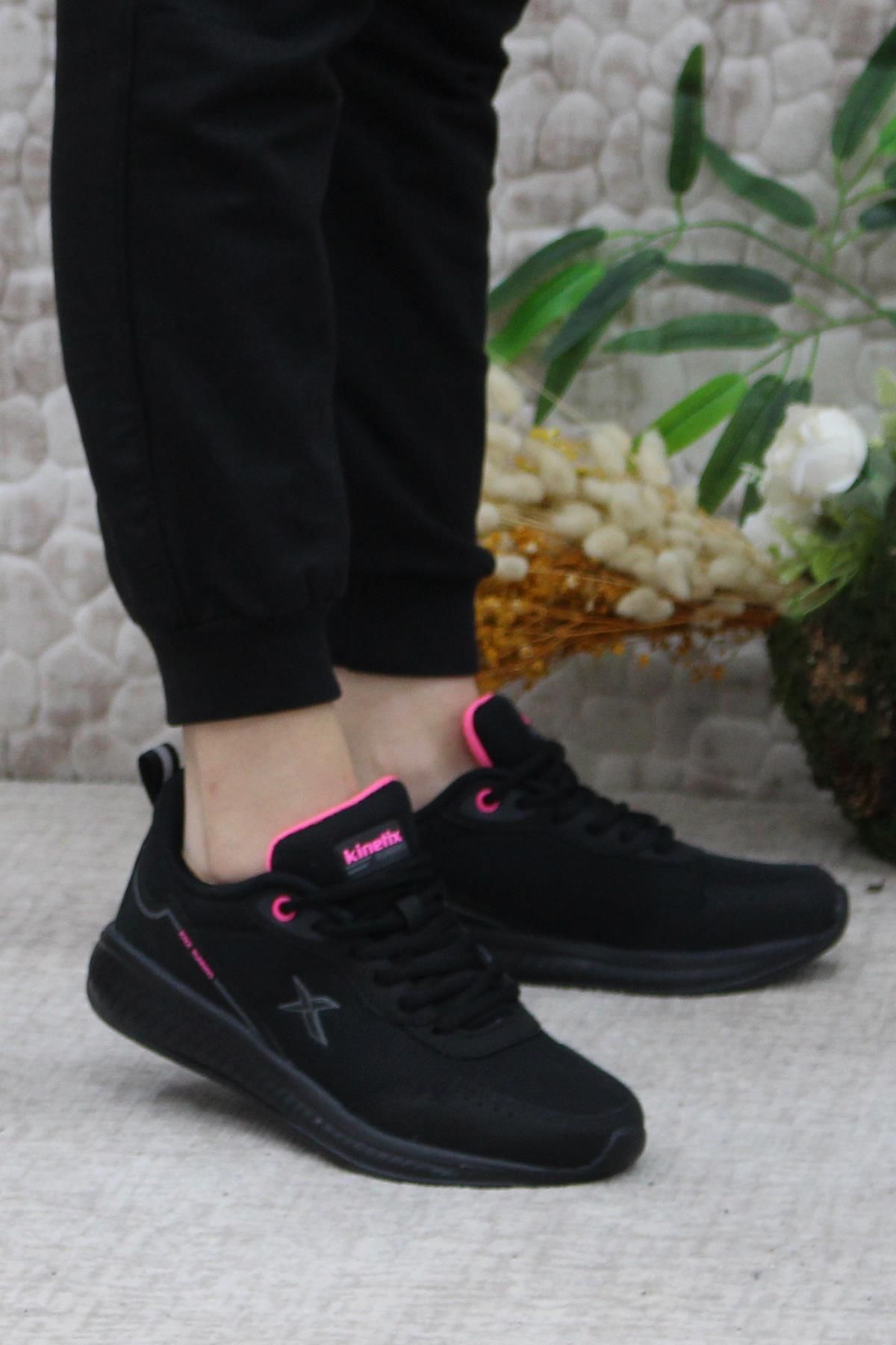 Kinetix Nancy TX W 4FX Siyah Gri Rahat Hafif Orijinal Ürün Kadın Spor Ayakkabı