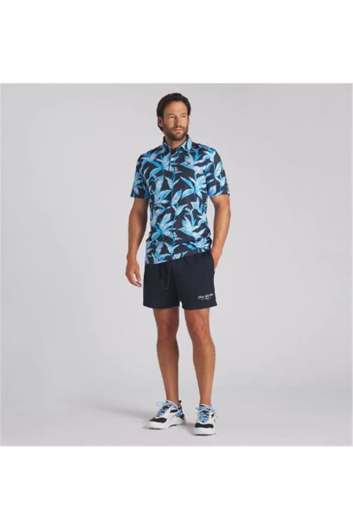 Puma x PTC Floral Polo Tshirt / Erkek Çiçek Baskılı Golf Tshirt