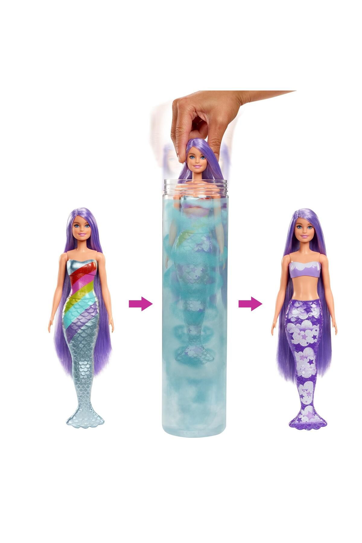Barbie Color Reveal Gökkuşağı Deniz Kızı Hdn68 Lisanslı Ürün