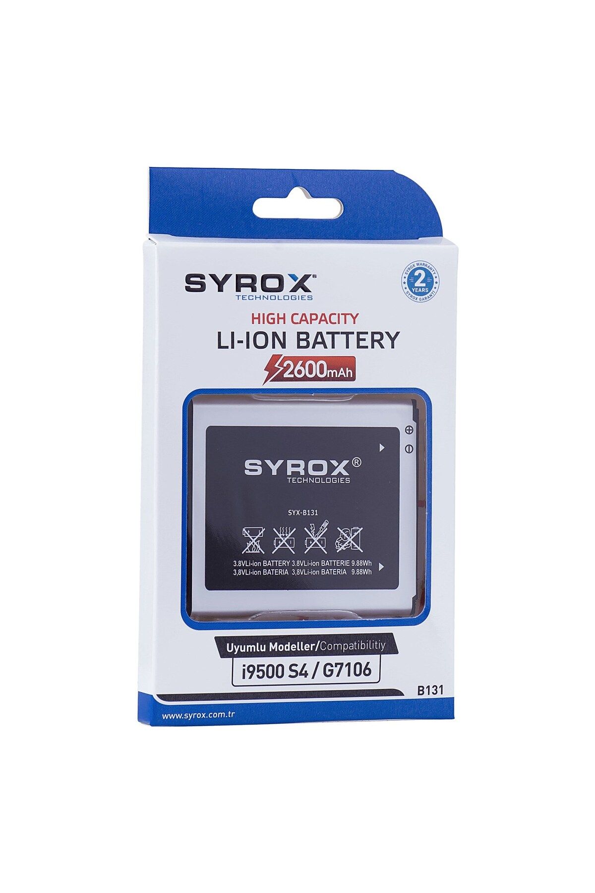 Syrox Samsung S4 / i9500 / G7106 Batarya B131