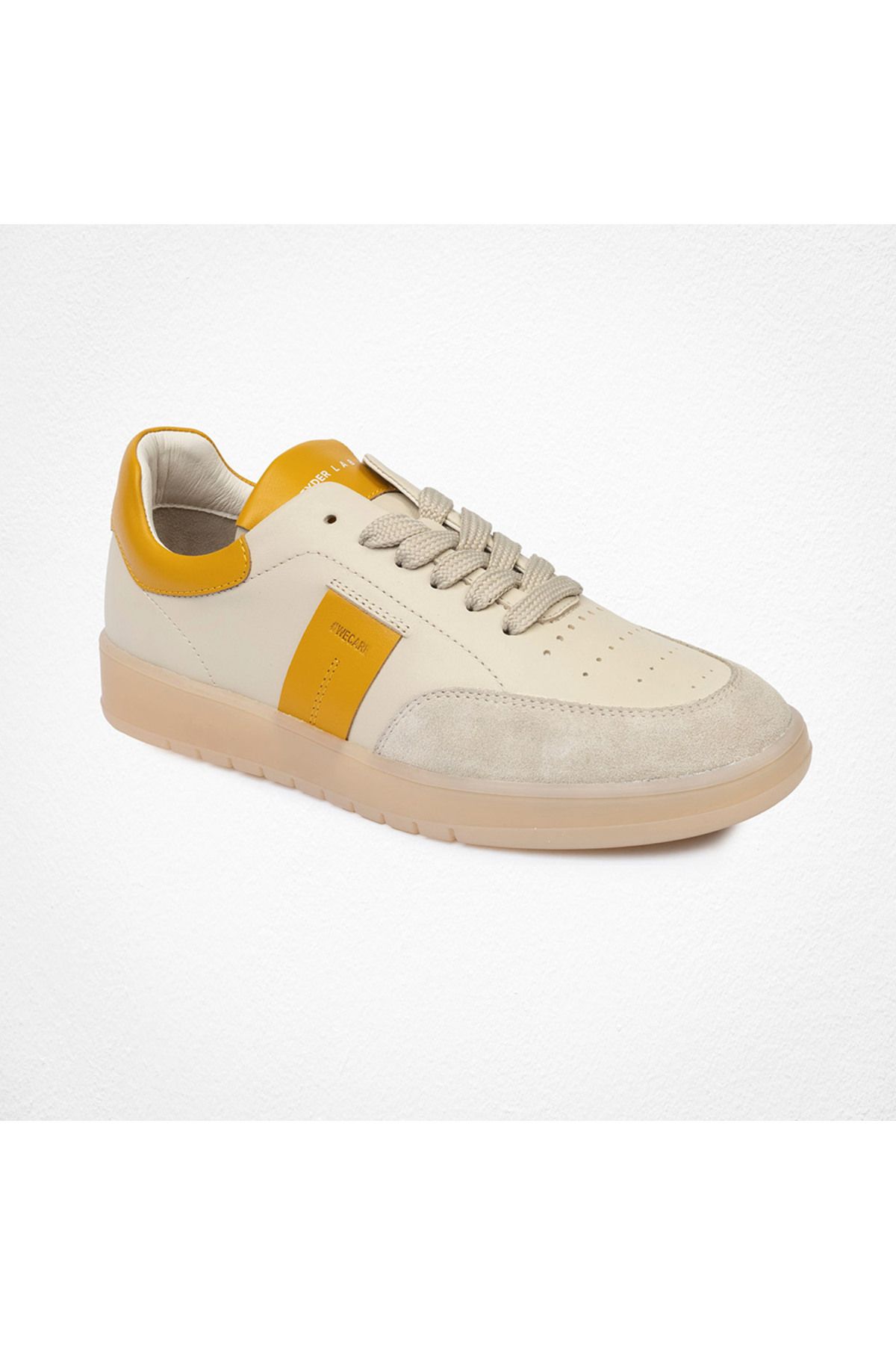 Greyder Lab Kadın Sarı Hakiki Deri Sneaker Ayakkabı 4y2sa45160
