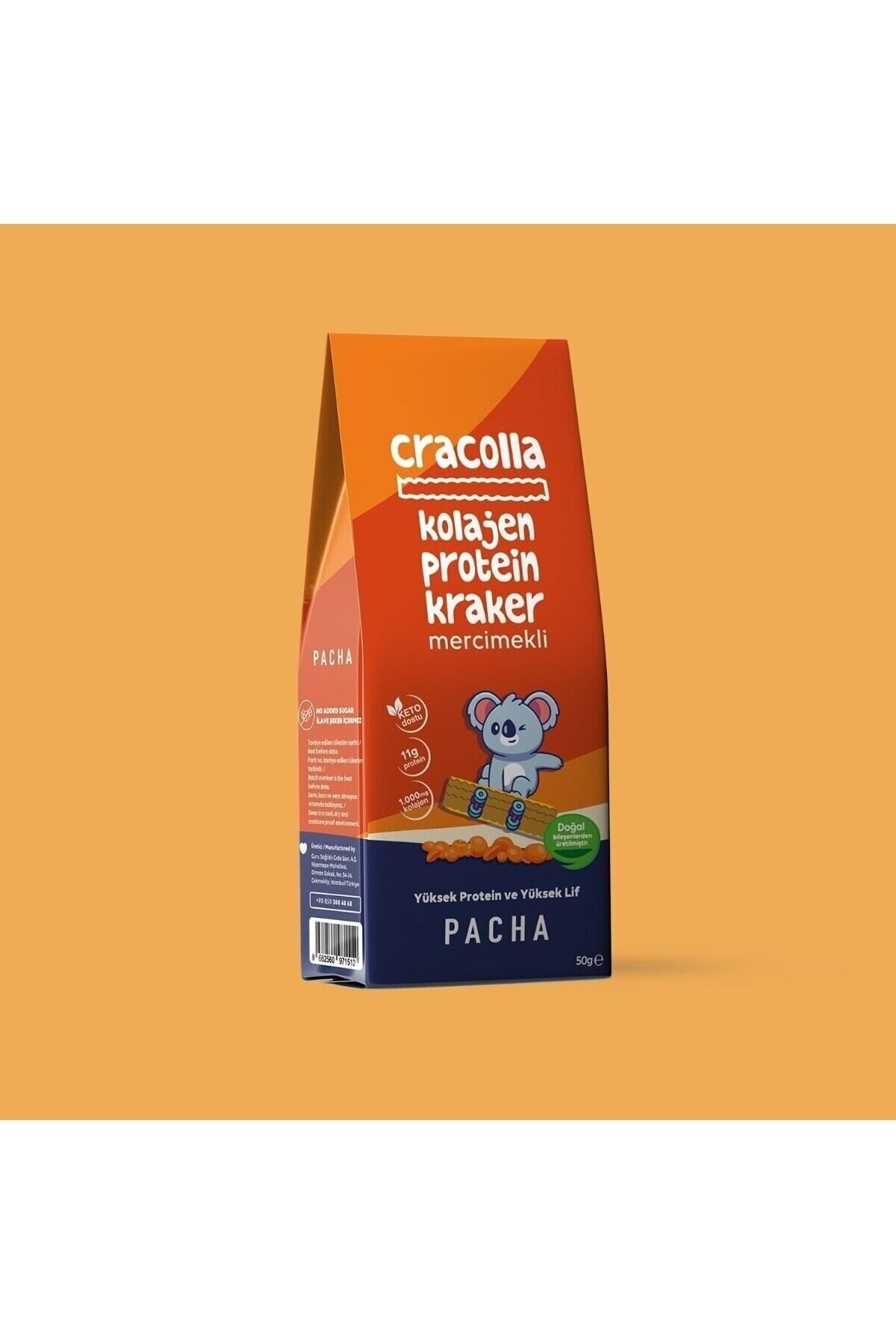 PACHA Cracolla | Doğal Kolajen Ve Protein Kraker | Mercimekli