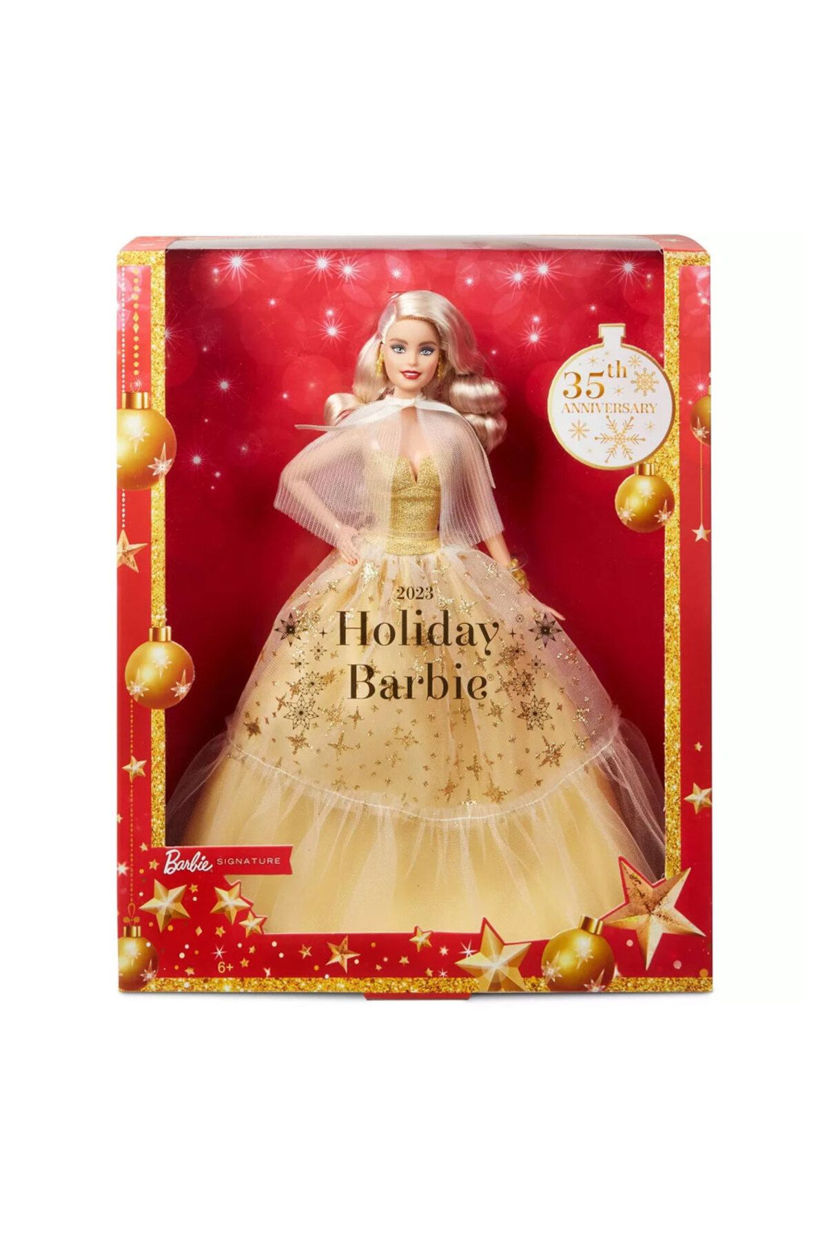 Barbie 2023 Mutlu Yıllar Bebeği Sarışın Hjx04
