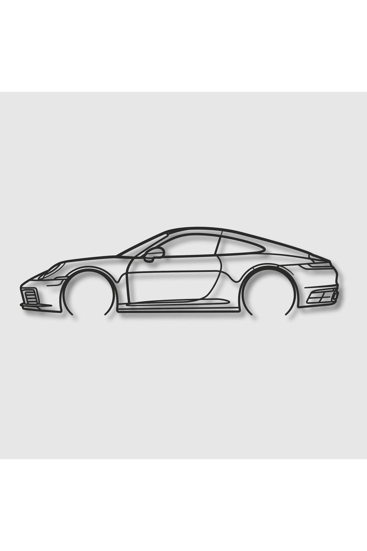 GARA CAR Porsche 911 Carrera 2022 MODEL Metal Araba Dekoru, Araba Modeli Tablo