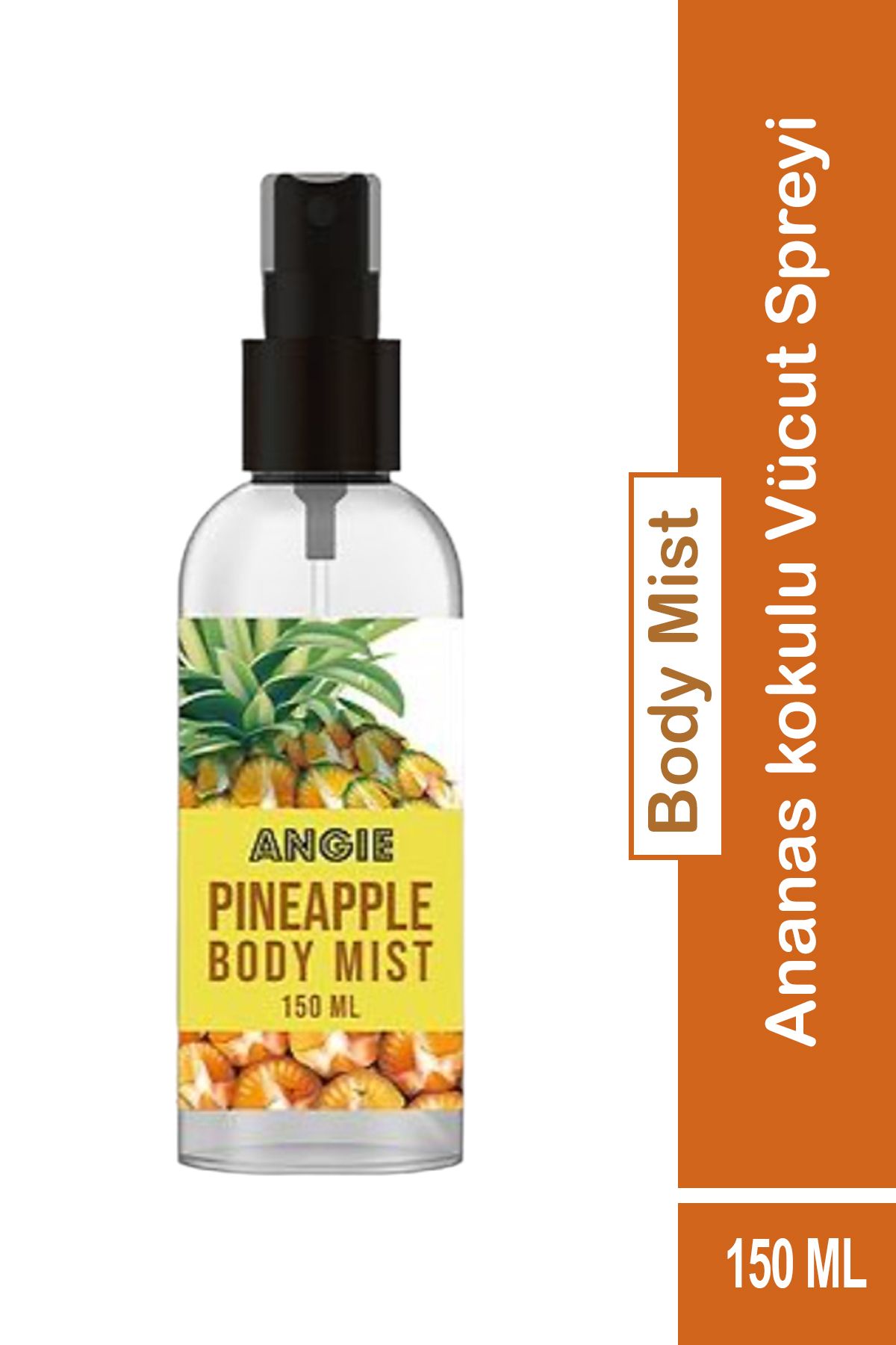 Angie Meyveler Vücut Spreyi Body Mist - 150ml PineApple Ananas