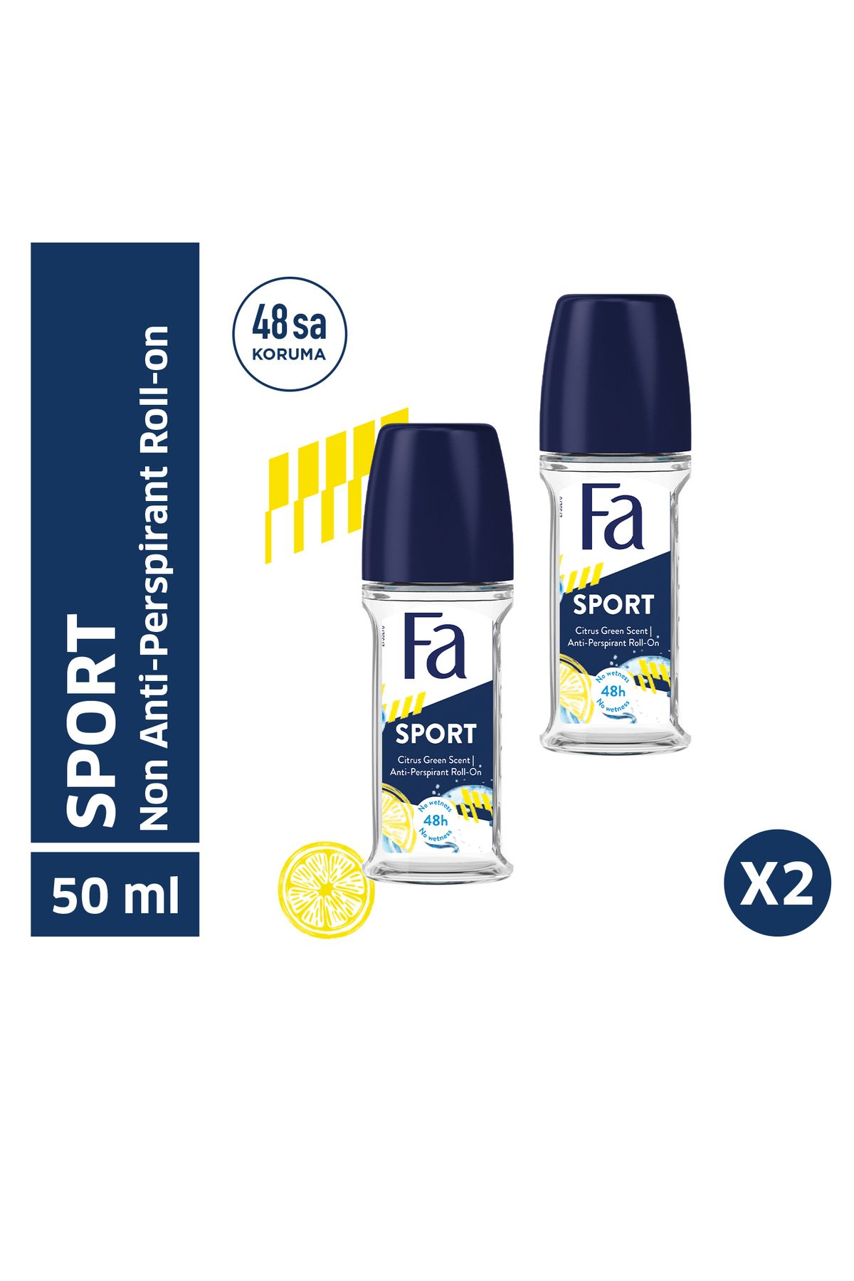 Fa Sport Roll-on 50 ml X 2 Adet