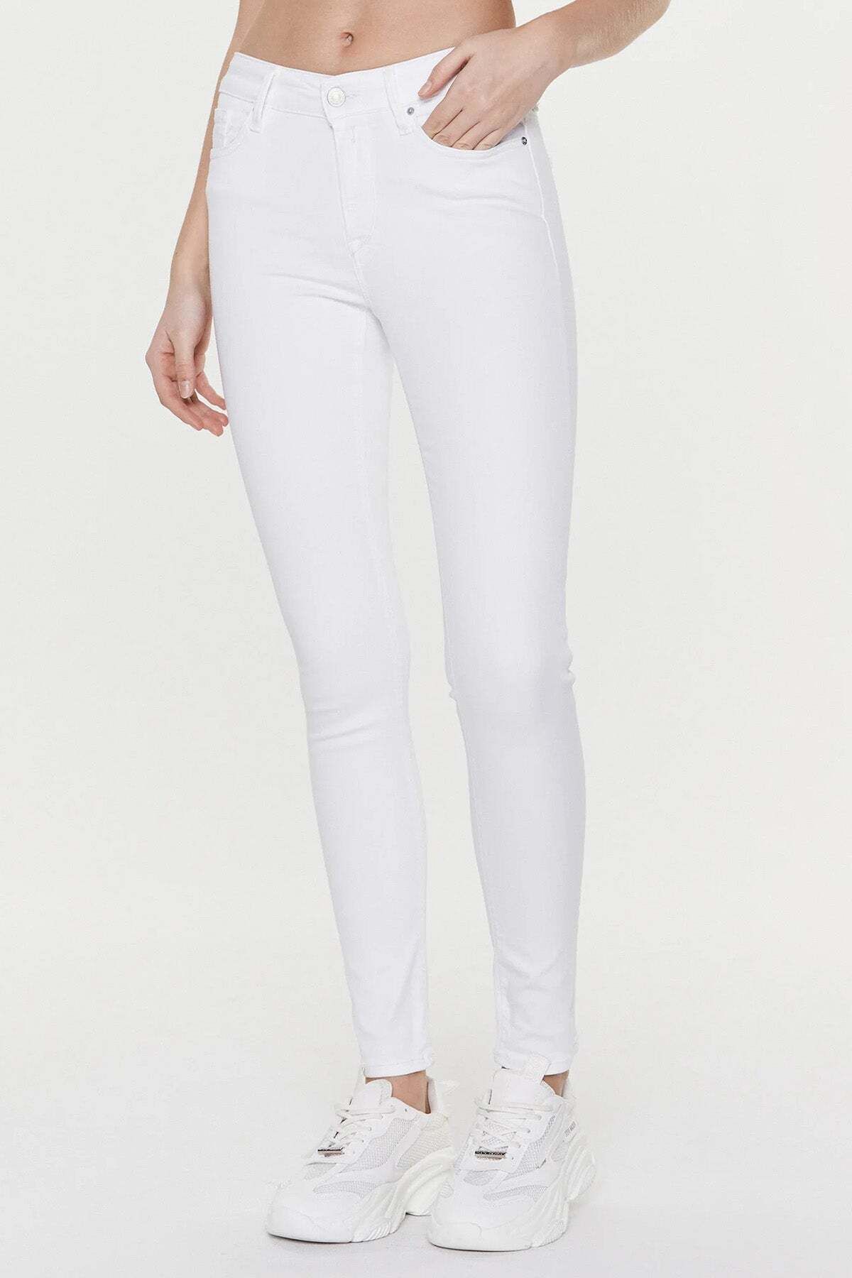 Replay Hyperflex X-lite Luzien Skinny Fit Jeans 25 / Beyaz