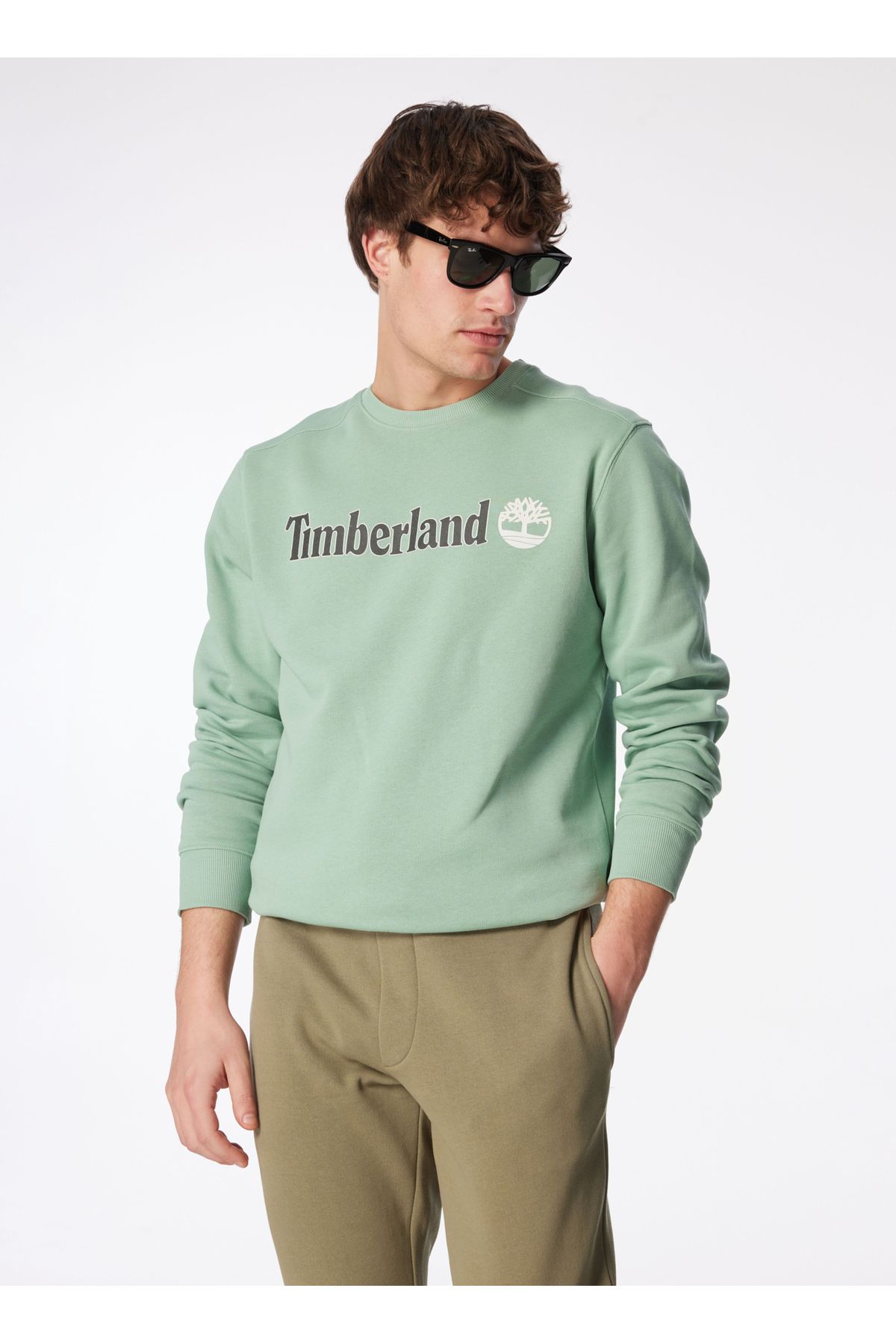 Timberland Sweatshirt, Xl, Yeşil