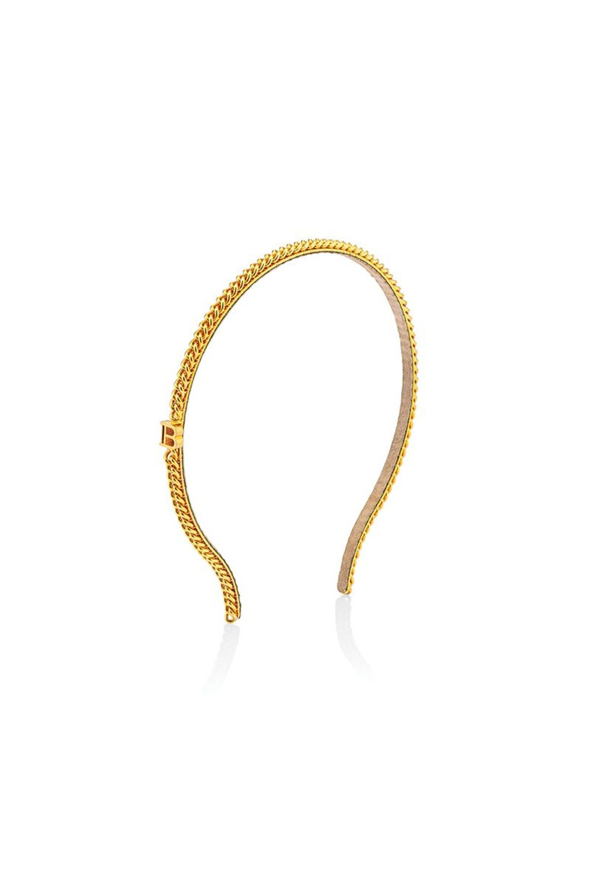 BALMAIN Pont Des Arts Headband Small Gold Chain