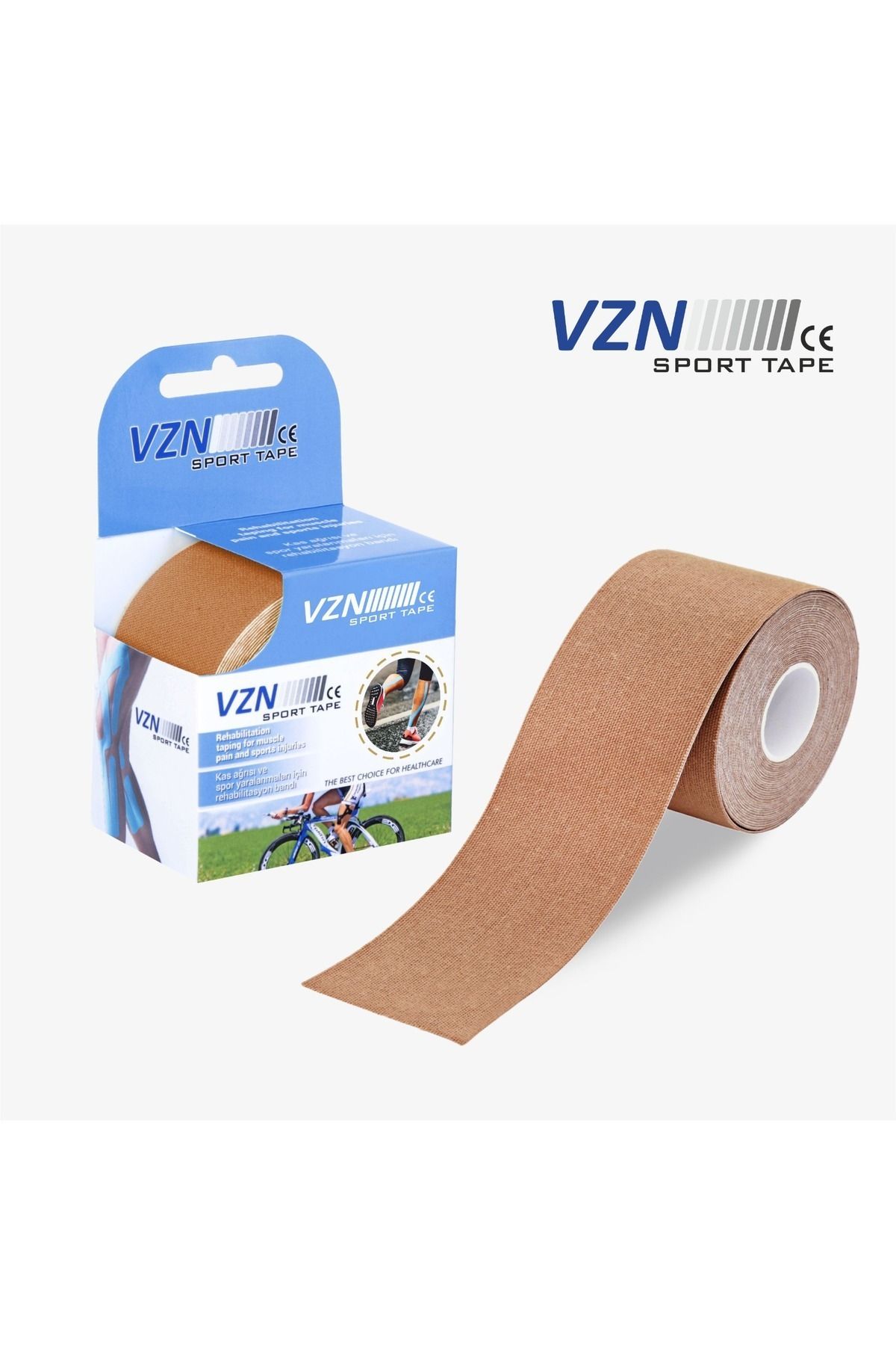 VZN Ağrı Bandı Original Sport Tape Tape 5cm X 5m Ten