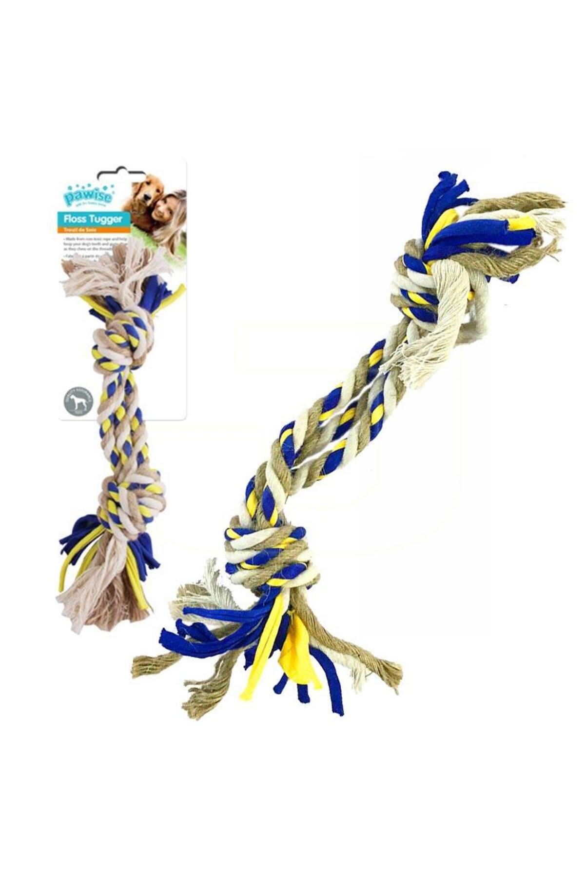 Pawise Dog Toy 3 Düğümlü Diş İpi Köpek Oyuncağı 3 Knot Dental Floss Dog Toy 47 Cm