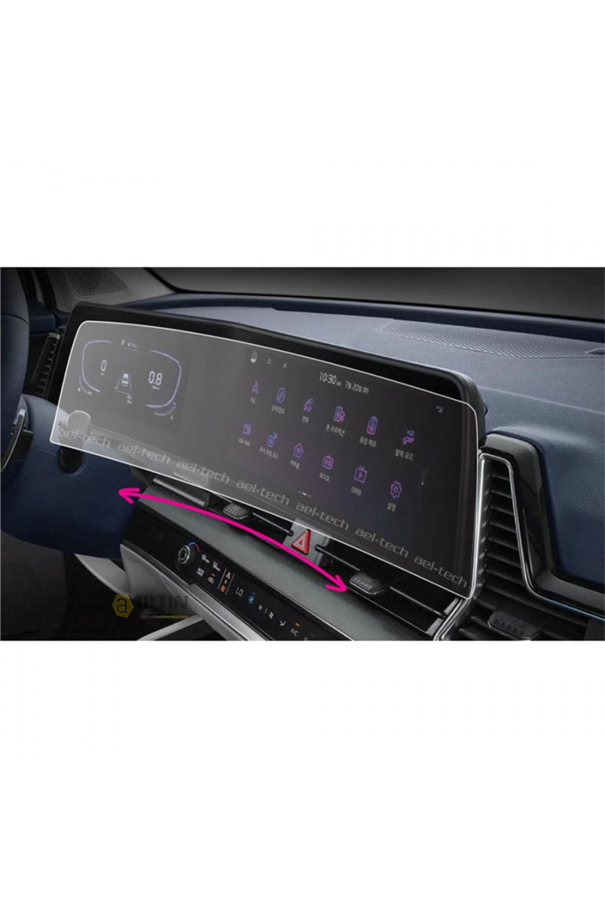 Universal Kia Sportage 12.3 inç Navigasyon Ekran uyumlu Nano Ekran Koruyucu 2022 2023