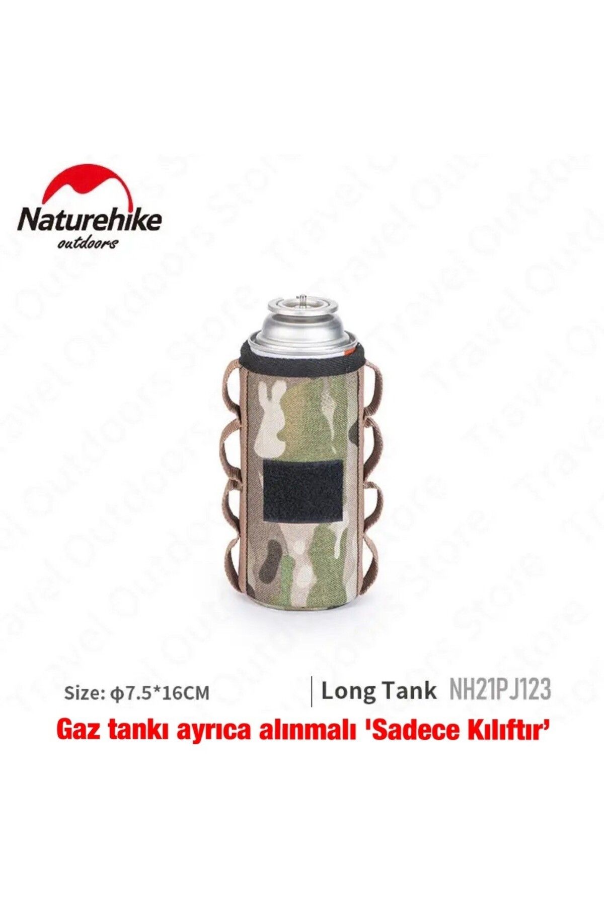 Naturehike Kamuflaj Ultralight Kartuş - Gaz Tankı Koruyucu Kılıf