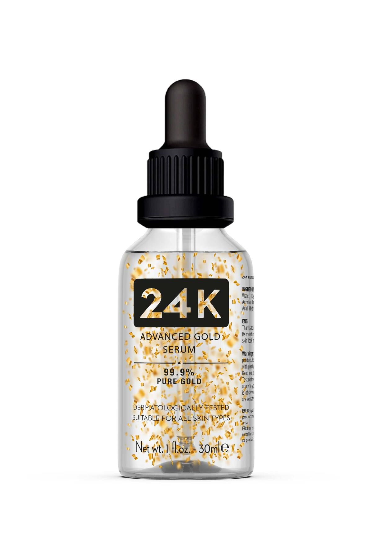 New Essentials 24K Altın Parçacıklı Anti-Aging Etkili Yüz Serumu-30 ml (Collagen %1, B5 %3)