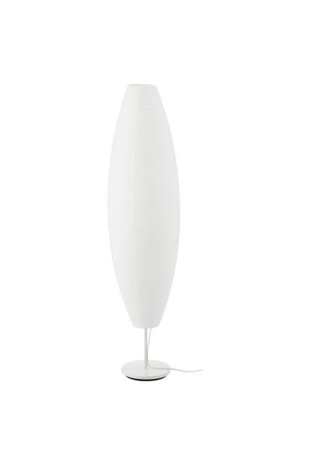 IKEA Yer Lambası, Natürel Beyaz 128 Cm Meridyendukkan 40 W,genişlik 33cm Lambader