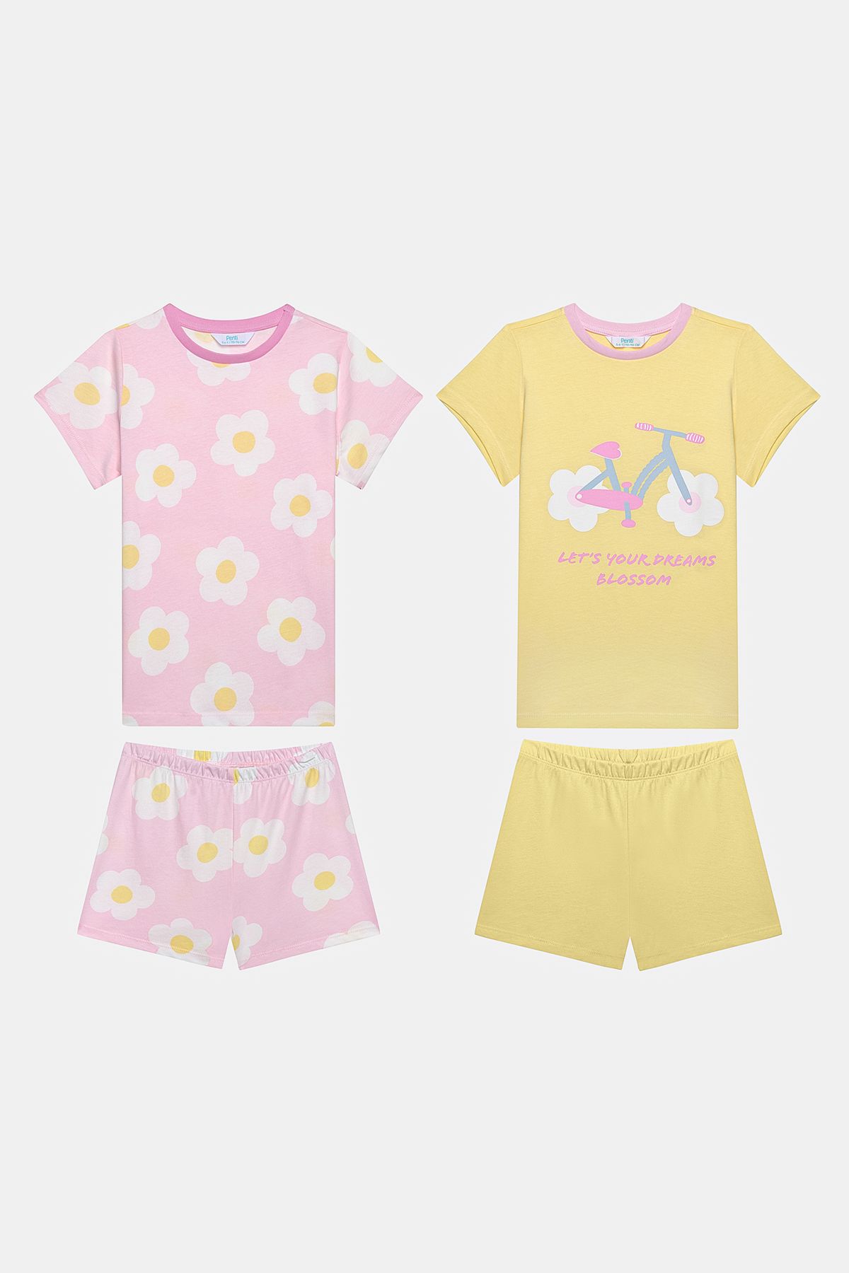 Penti Kız Çocuk Daisy  Çok Renkli Pijama Takımı