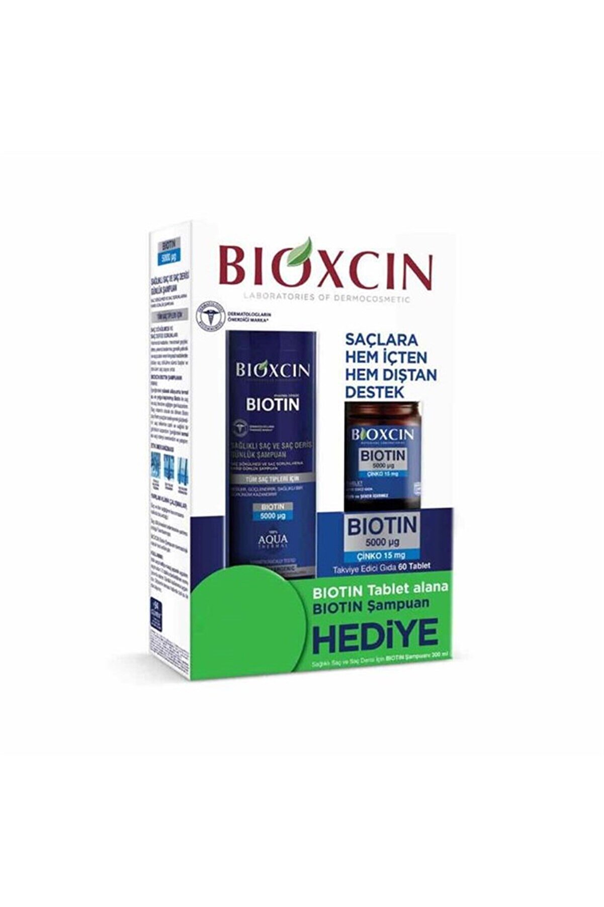 Bioxcin Biotin Şampuan & Biotin Tablet Avantajlı Set