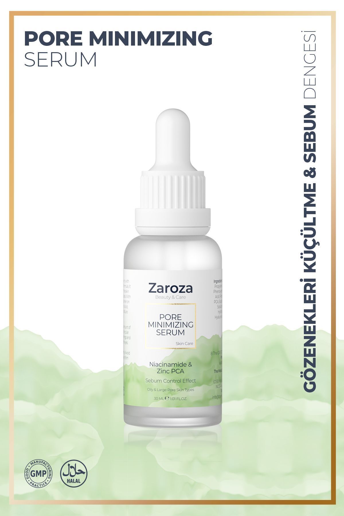 ZAROZA Gözenek Sıkılaştırıcı Niacinamide & Zinc Pca Serum 30 ml