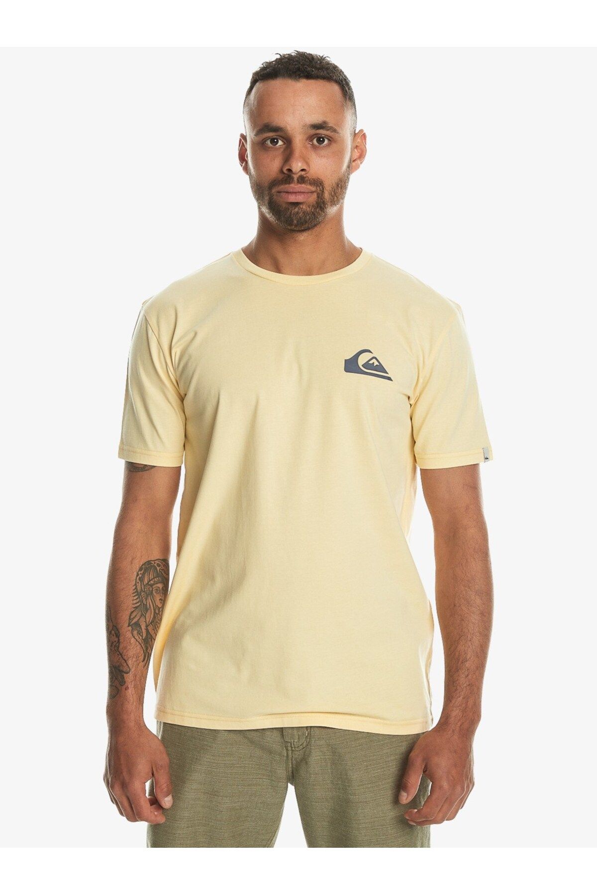 Quiksilver Quıksılver Mw Mını Logo Ss Mellow Yellow Erkek T-shırt Eqyzt07657-16884