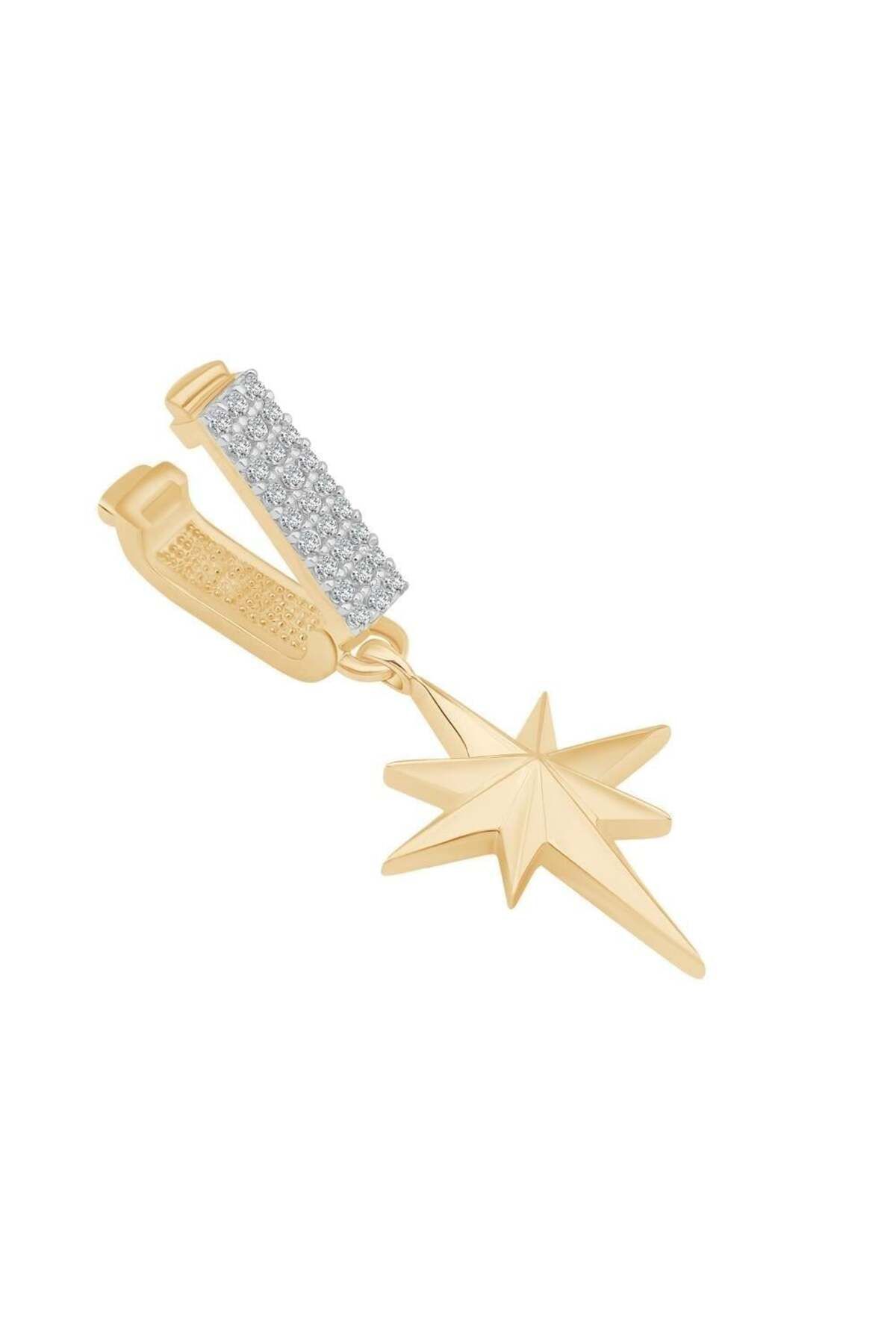 Ema Jewellery Altın Kuzey Yıldızı Sallantılı 9mm Bileklik Charm