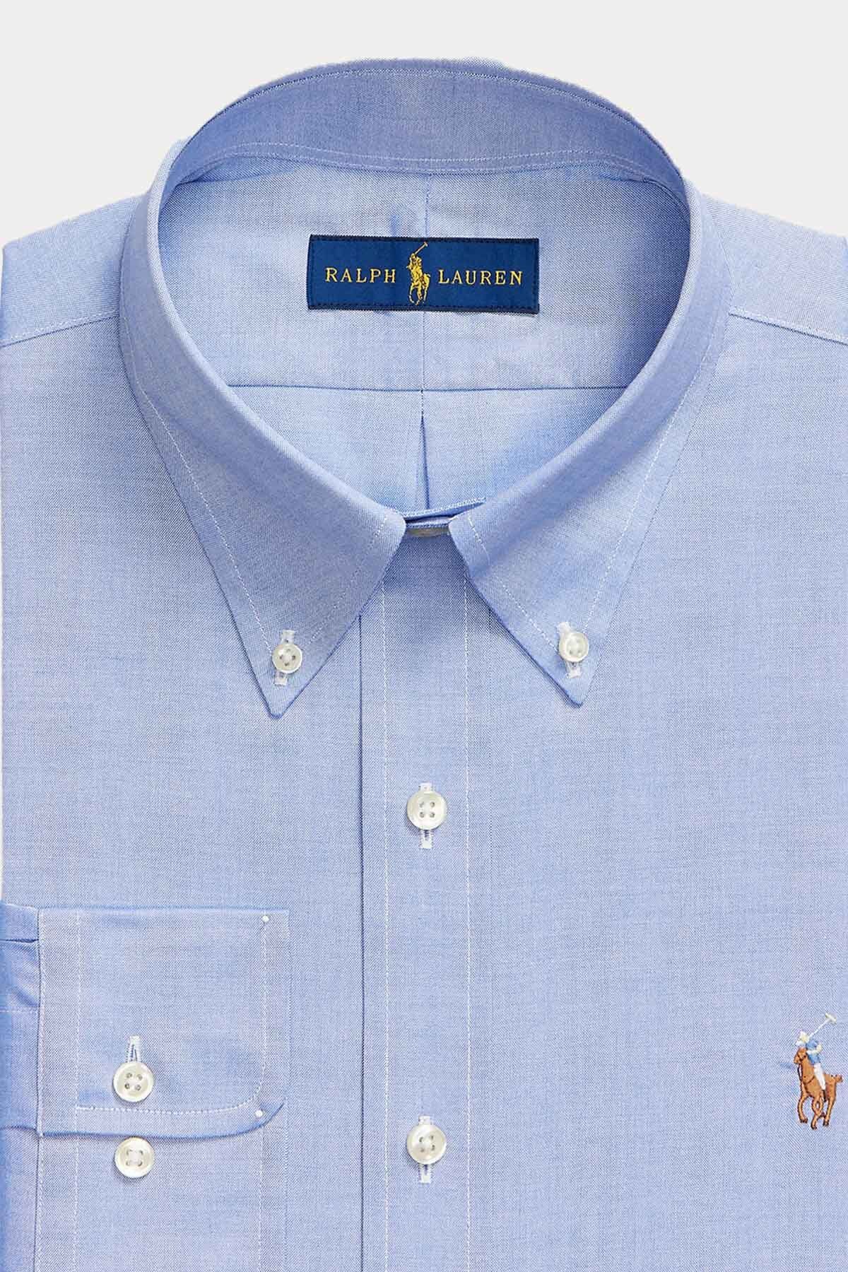 Ralph Lauren Custom Fit Oxford Gömlek 16 / Mavi