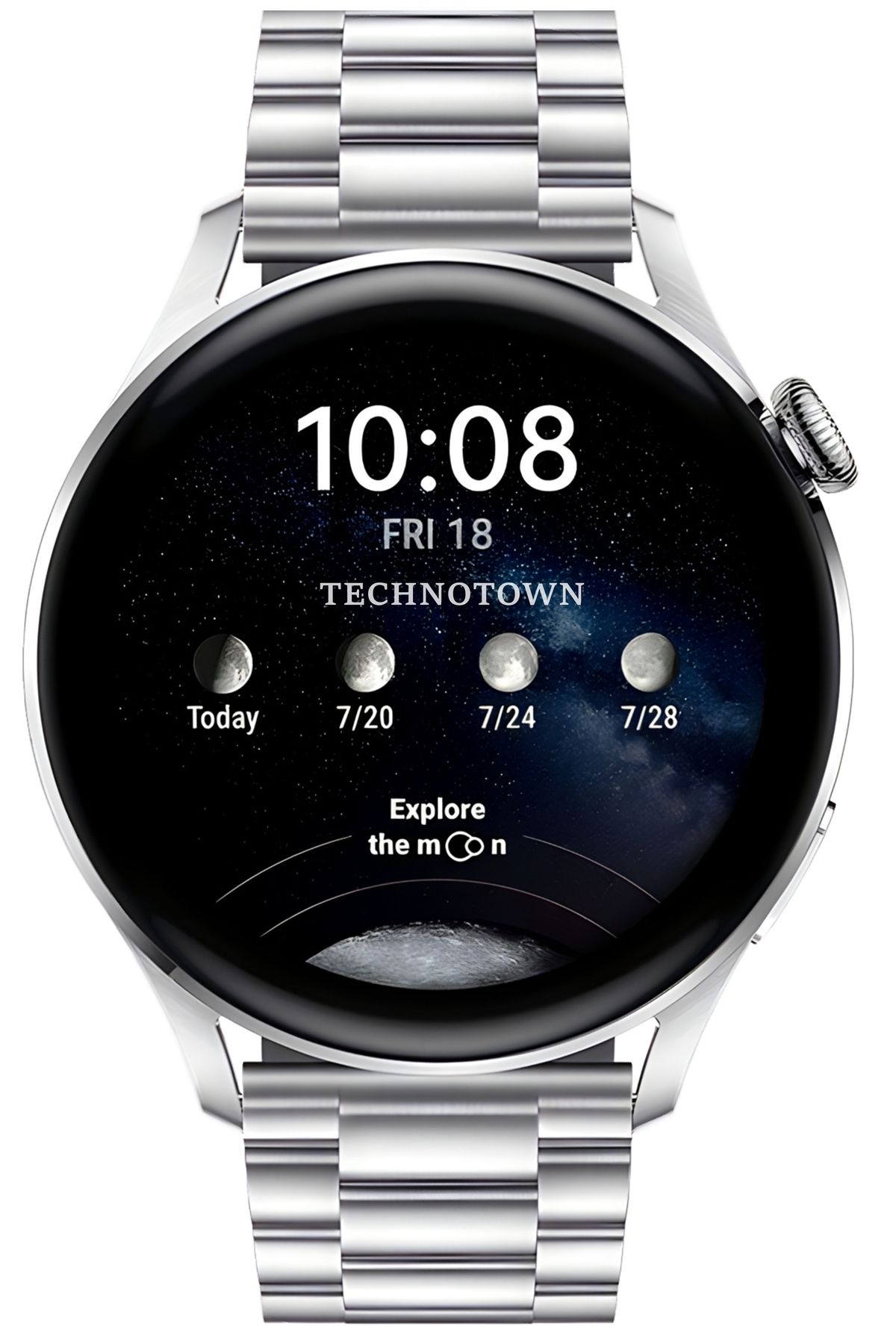 TECHNOTOWN Watch Mate4 Sport  Yuvarlak Kasa Akıllı Saat Amoled Ekran Smartwatch Akıllı Saat