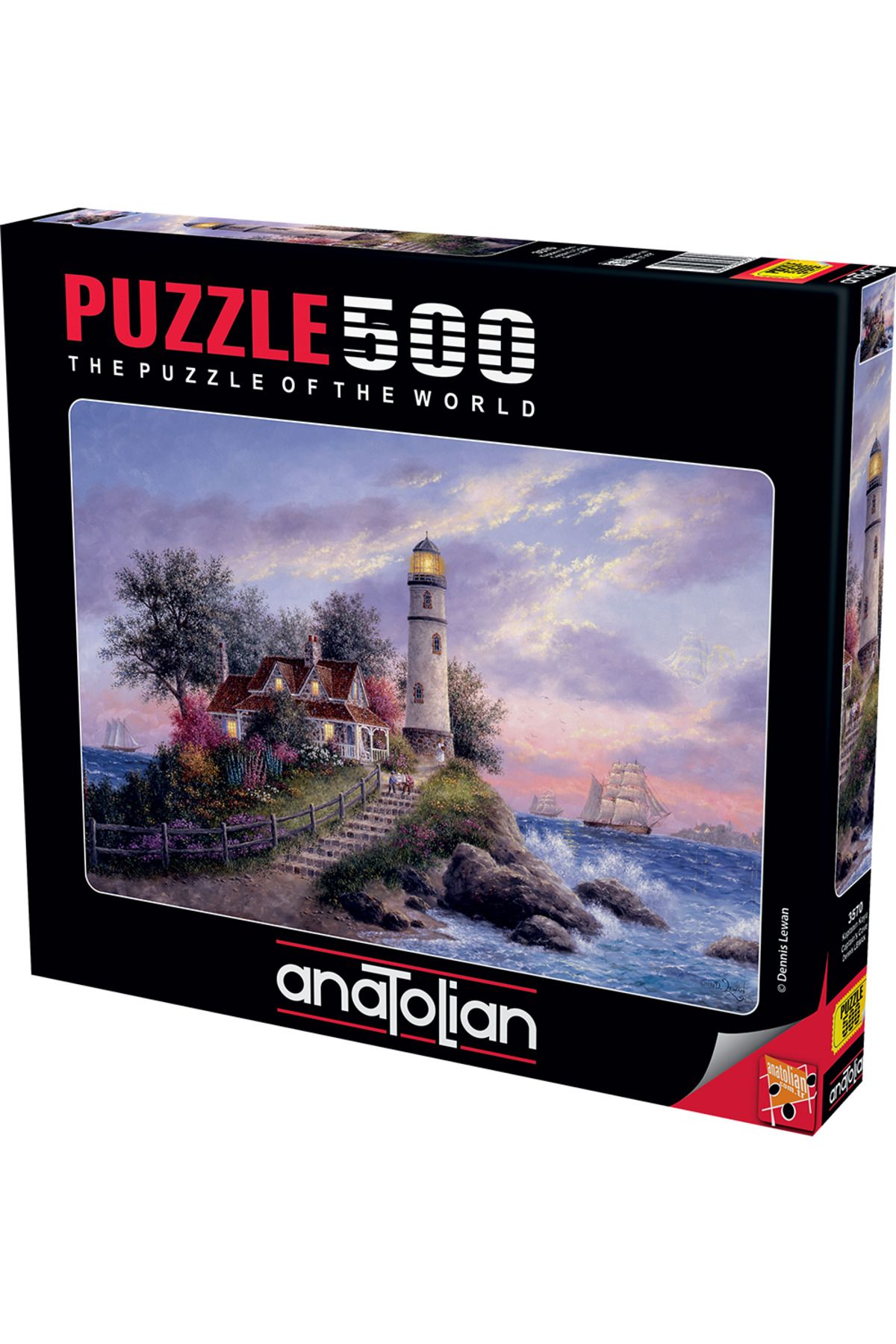Anatolian Puzzle 500 Parçalık Puzzle / Kaptanın Koyu - Kod:3570