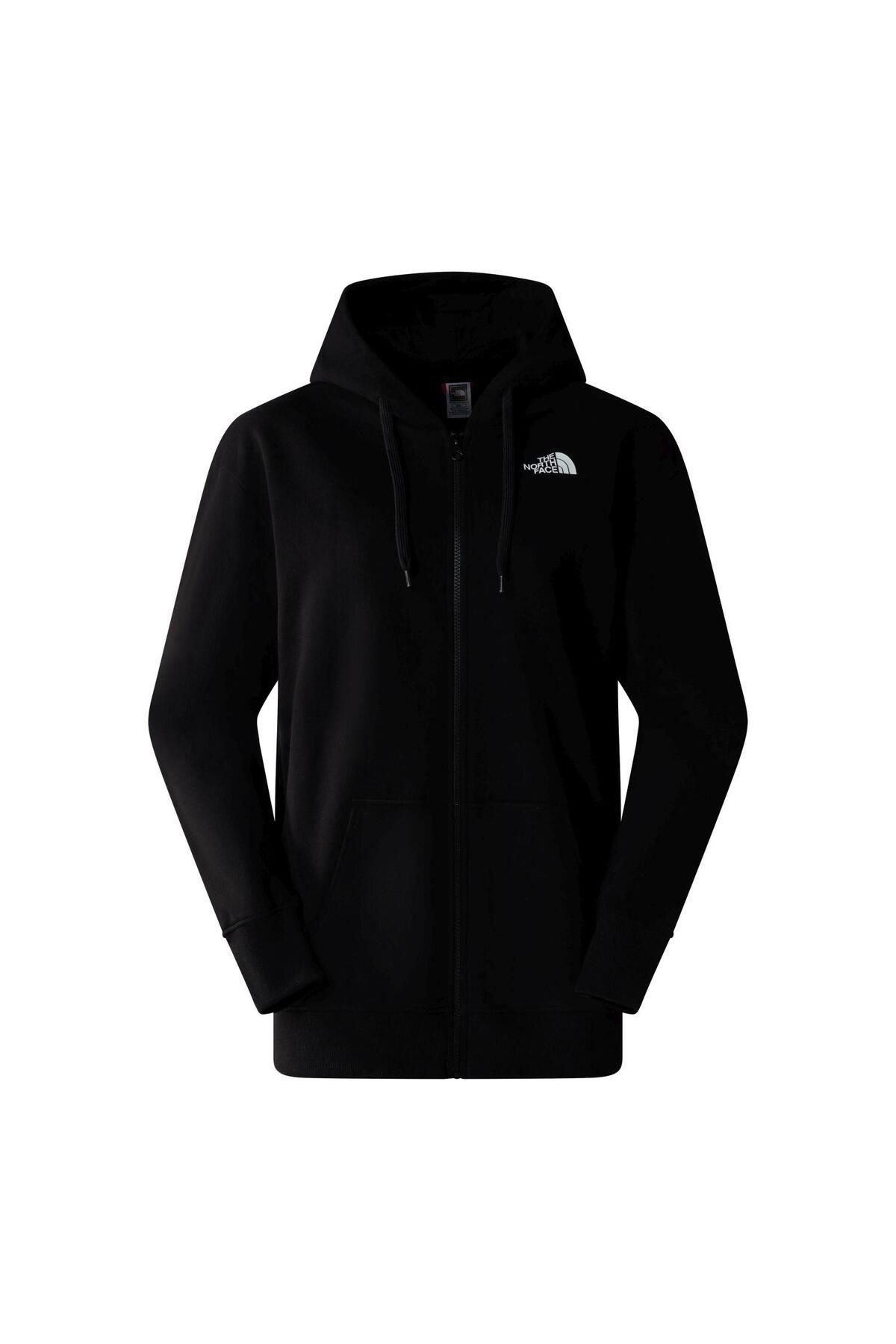 The North Face W OPEN GATE FULL ZIP HOODIE  Sweat Shirt NF0A55GPJK31 Siyah-S