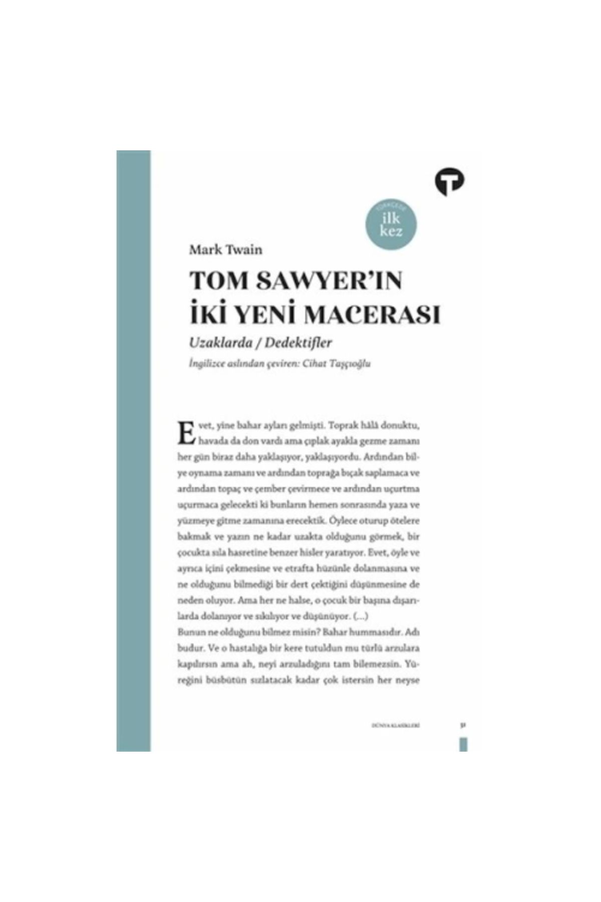 Turkuvaz Kitap Tom Sawyer’ın İki Yeni Macerası